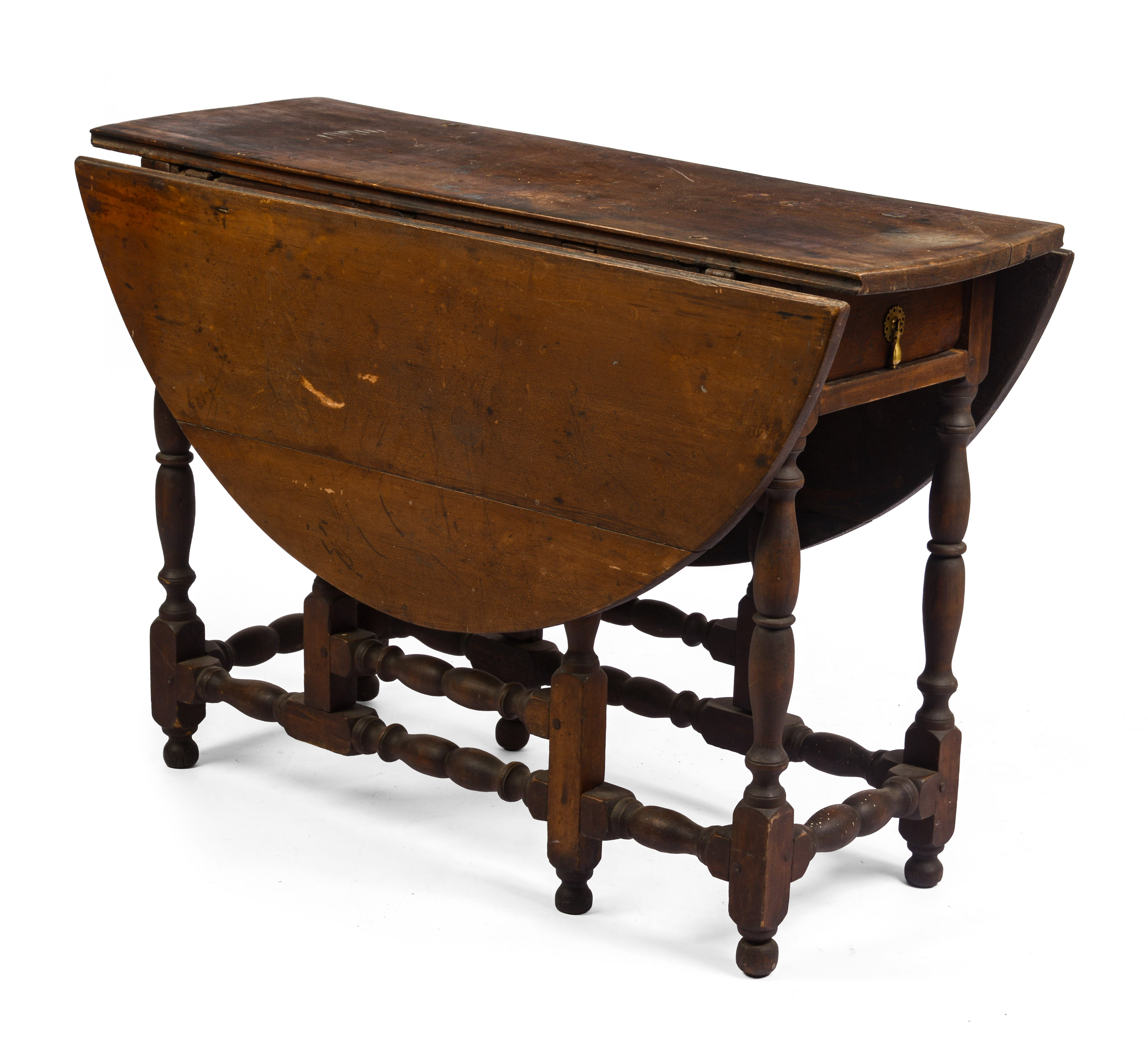 WILLIAM & MARY GATELEG TABLE.