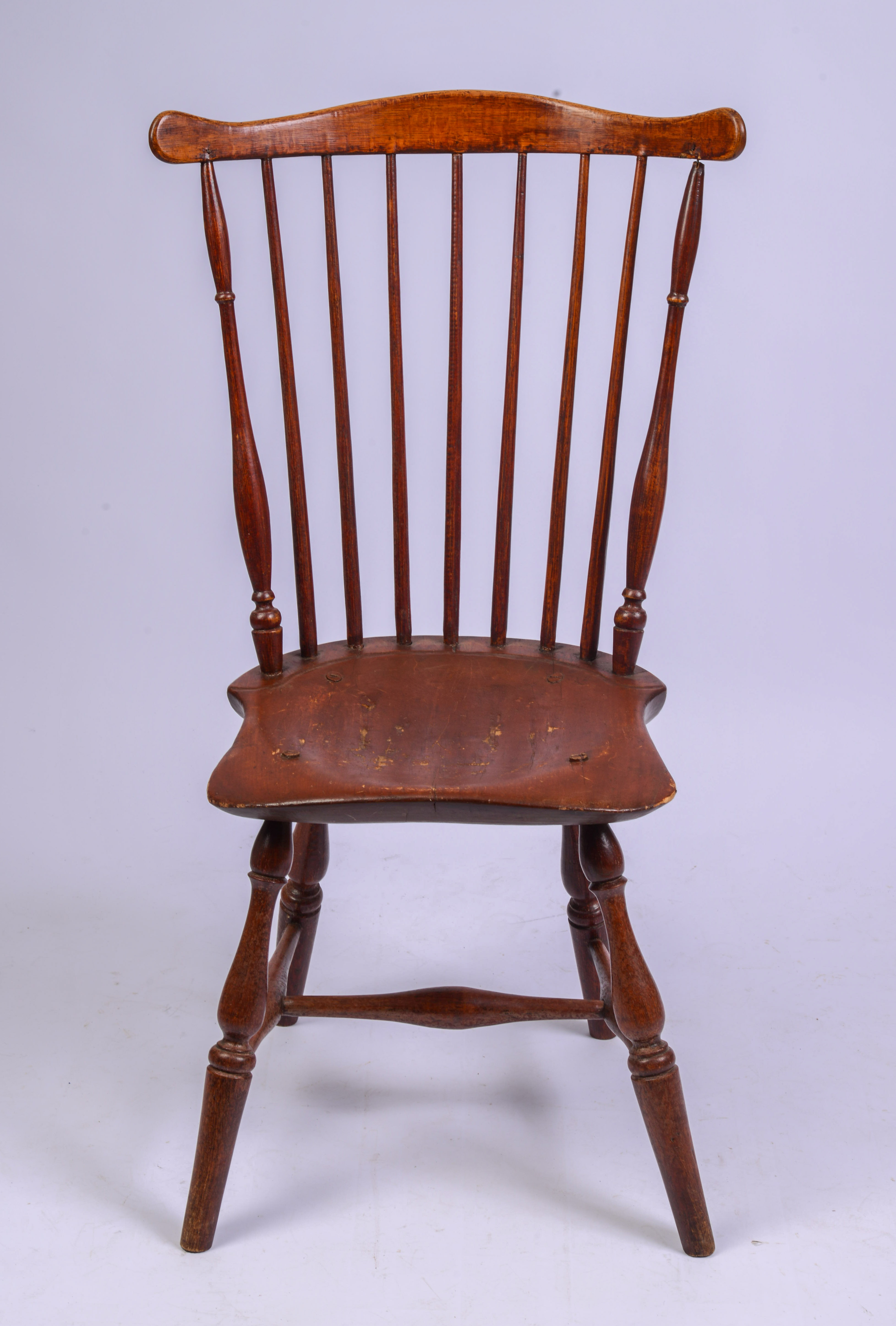 CONNECTICUT FAN-BACK WINDSOR SIDE CHAIR.