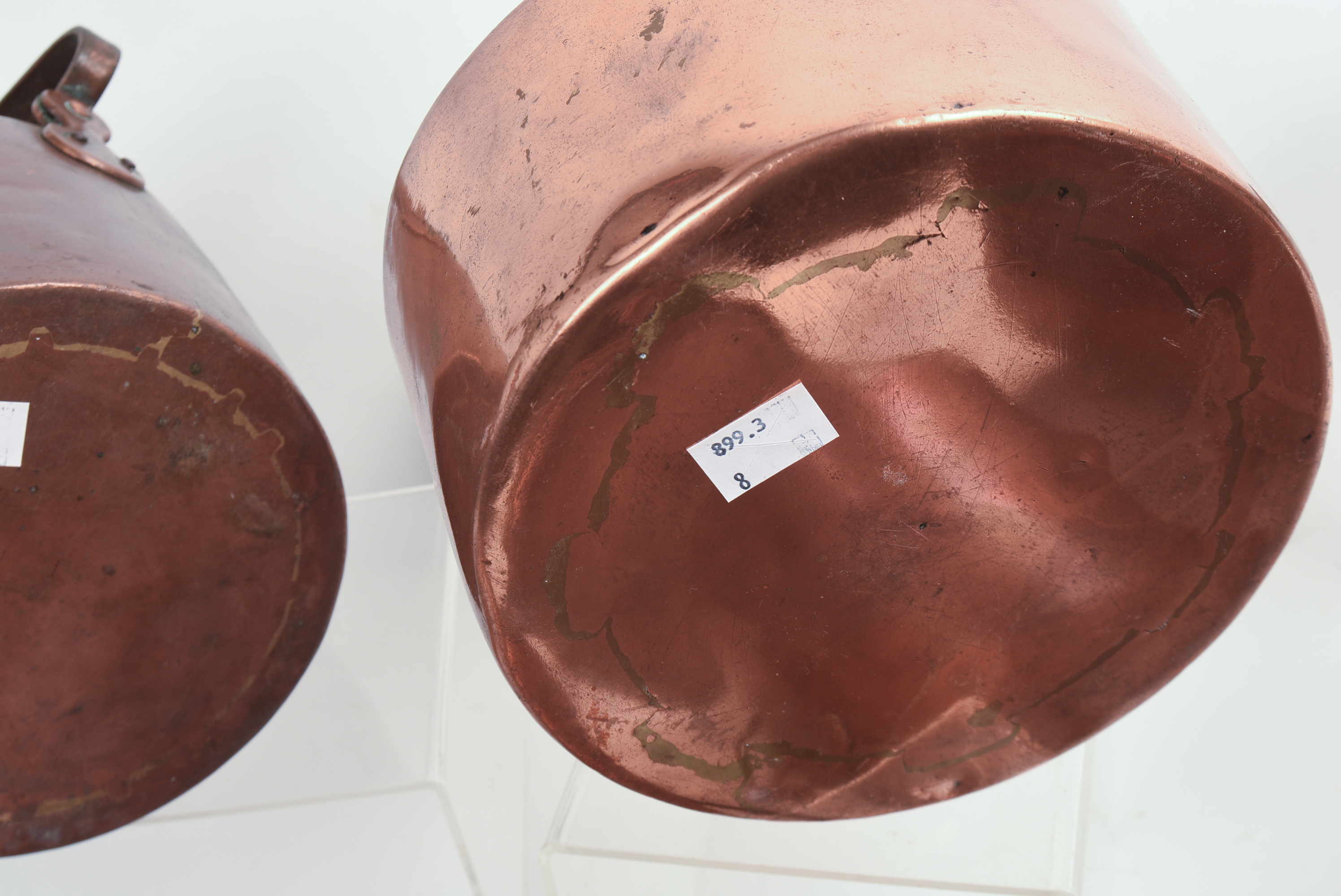 GROUP OF COPPER COOKWARE