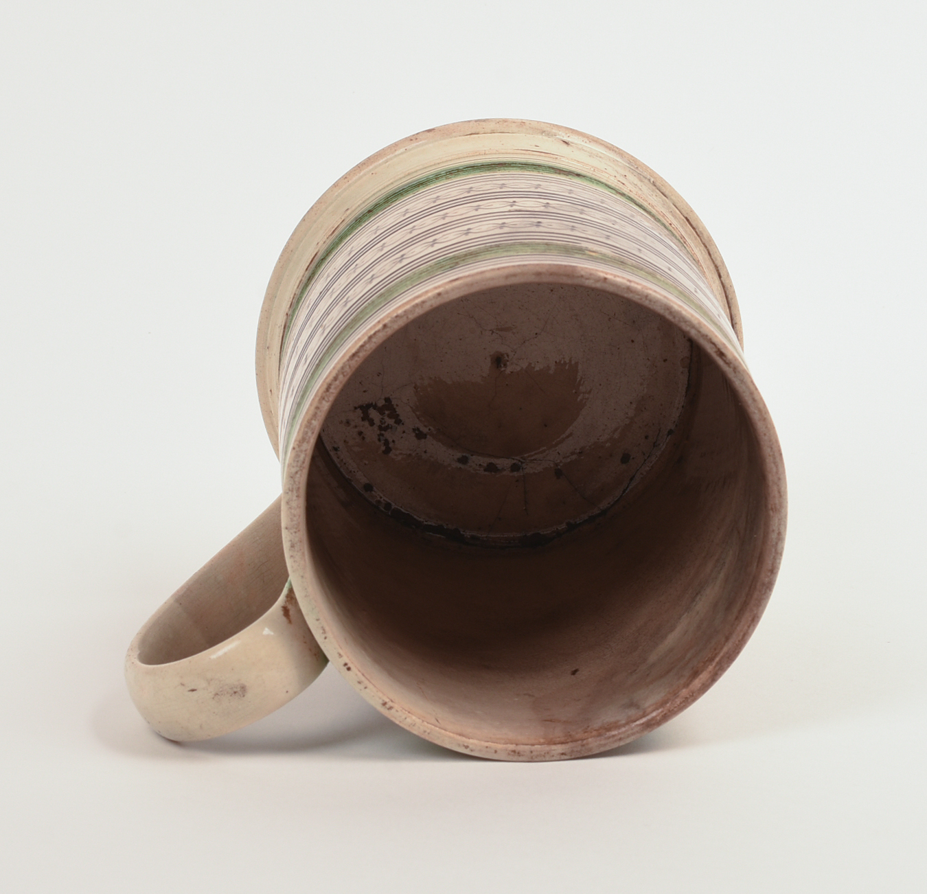 LEEDS POTTERY TANKARD.