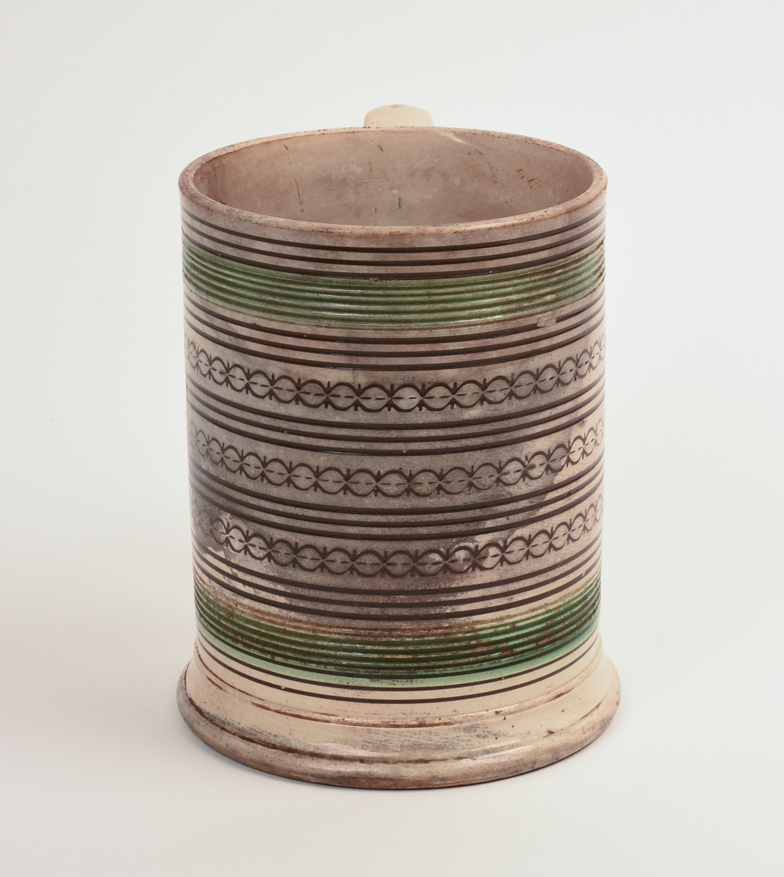 LEEDS POTTERY TANKARD.