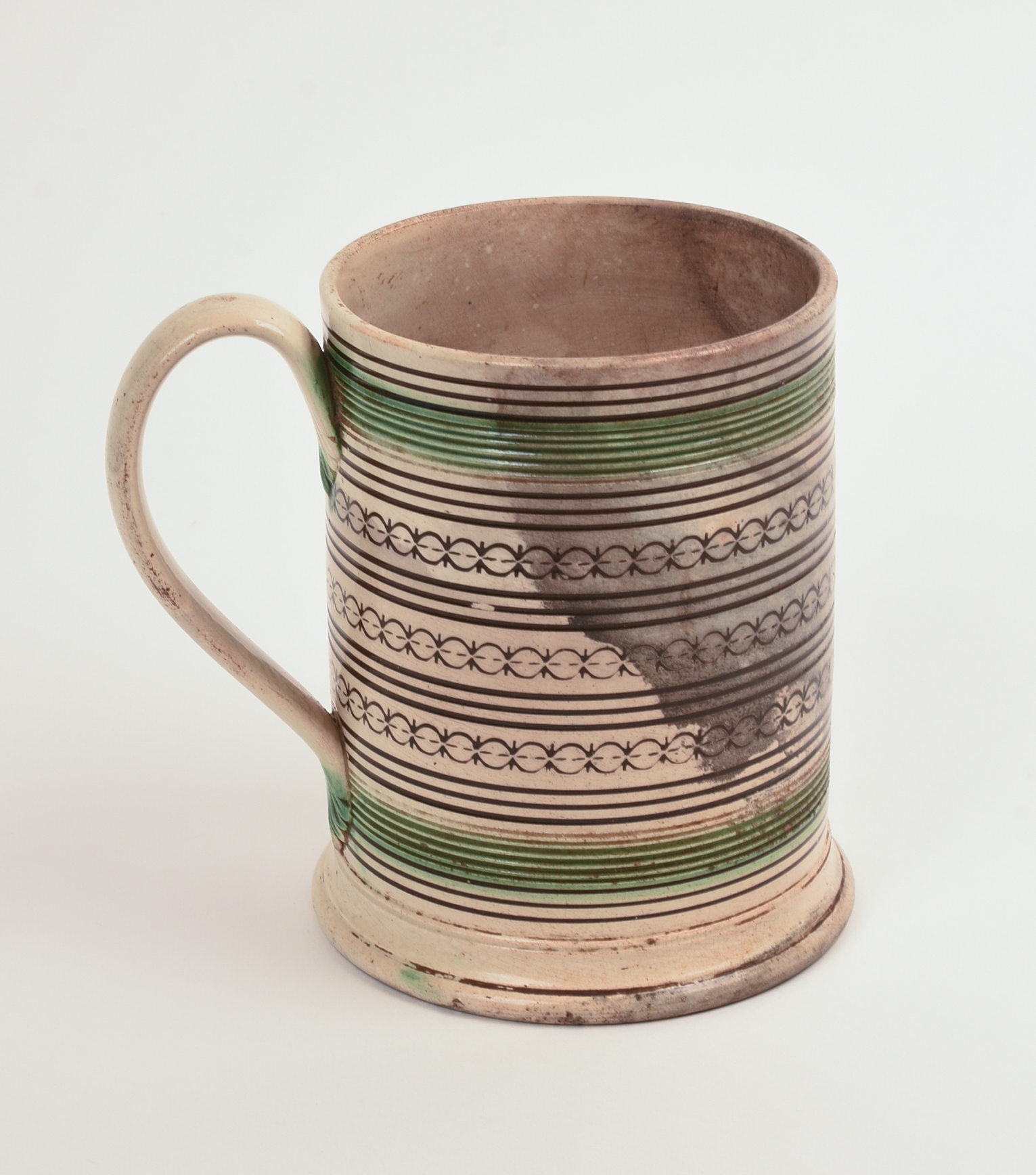 LEEDS POTTERY TANKARD.