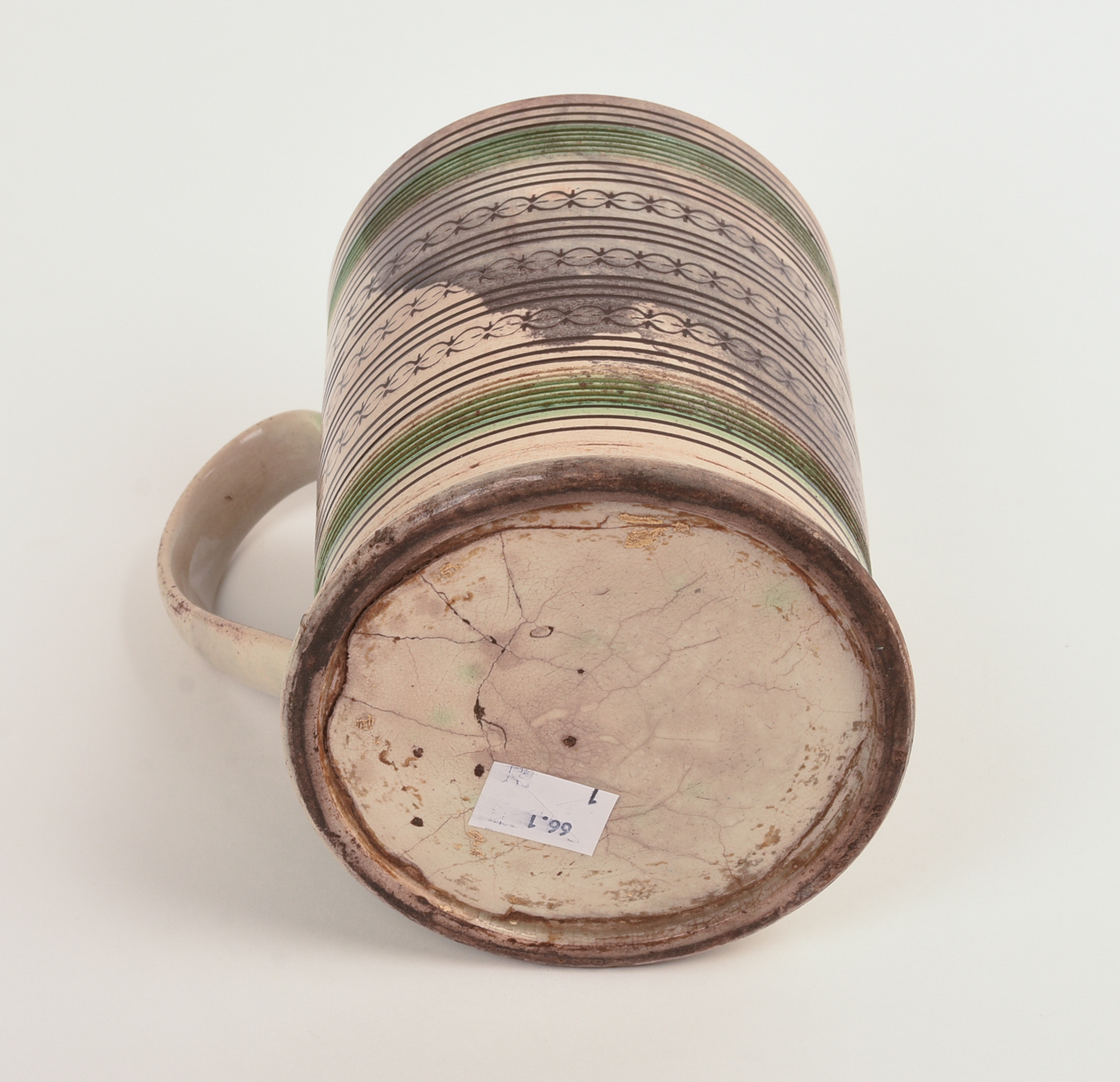 LEEDS POTTERY TANKARD.