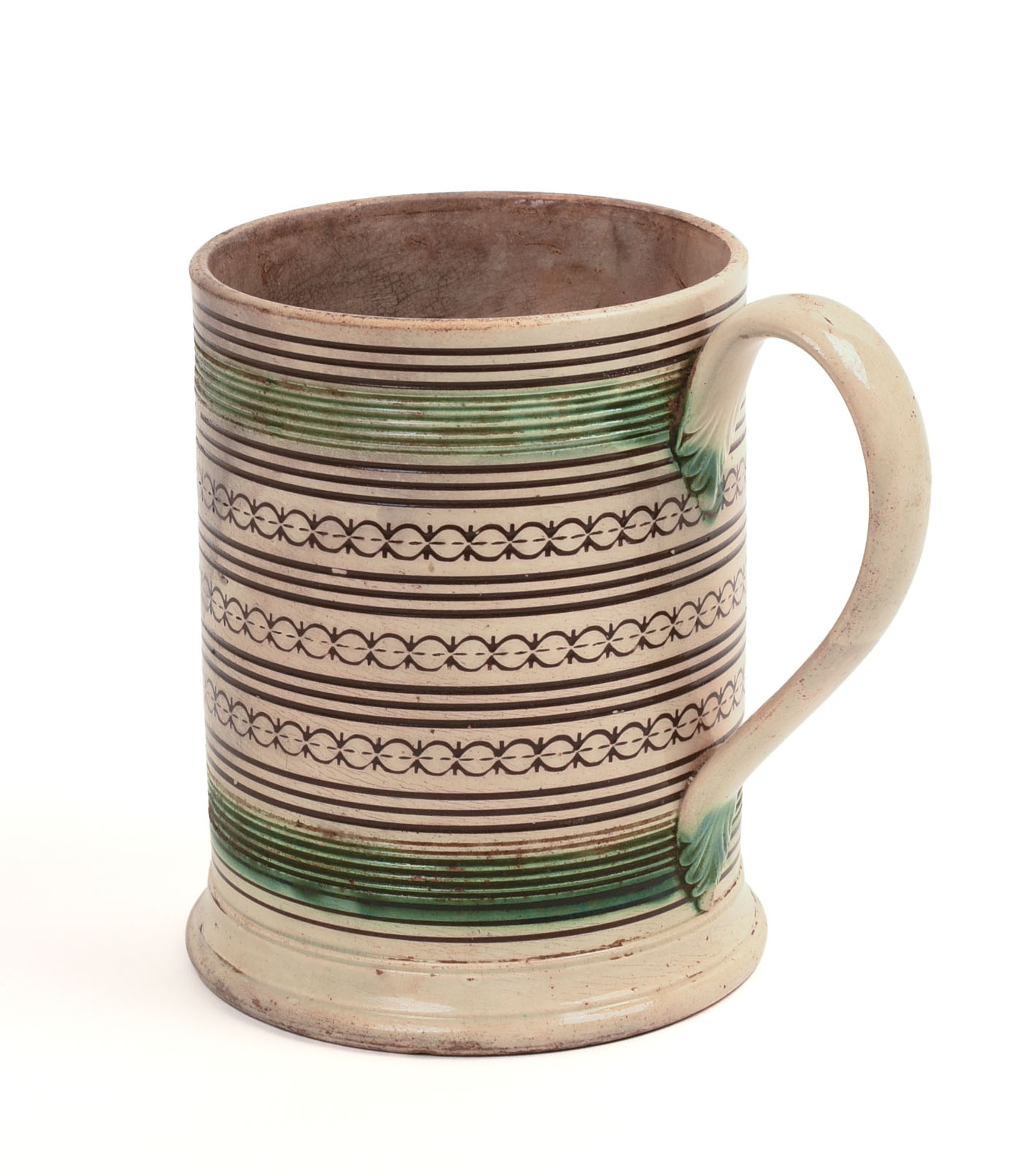 LEEDS POTTERY TANKARD.