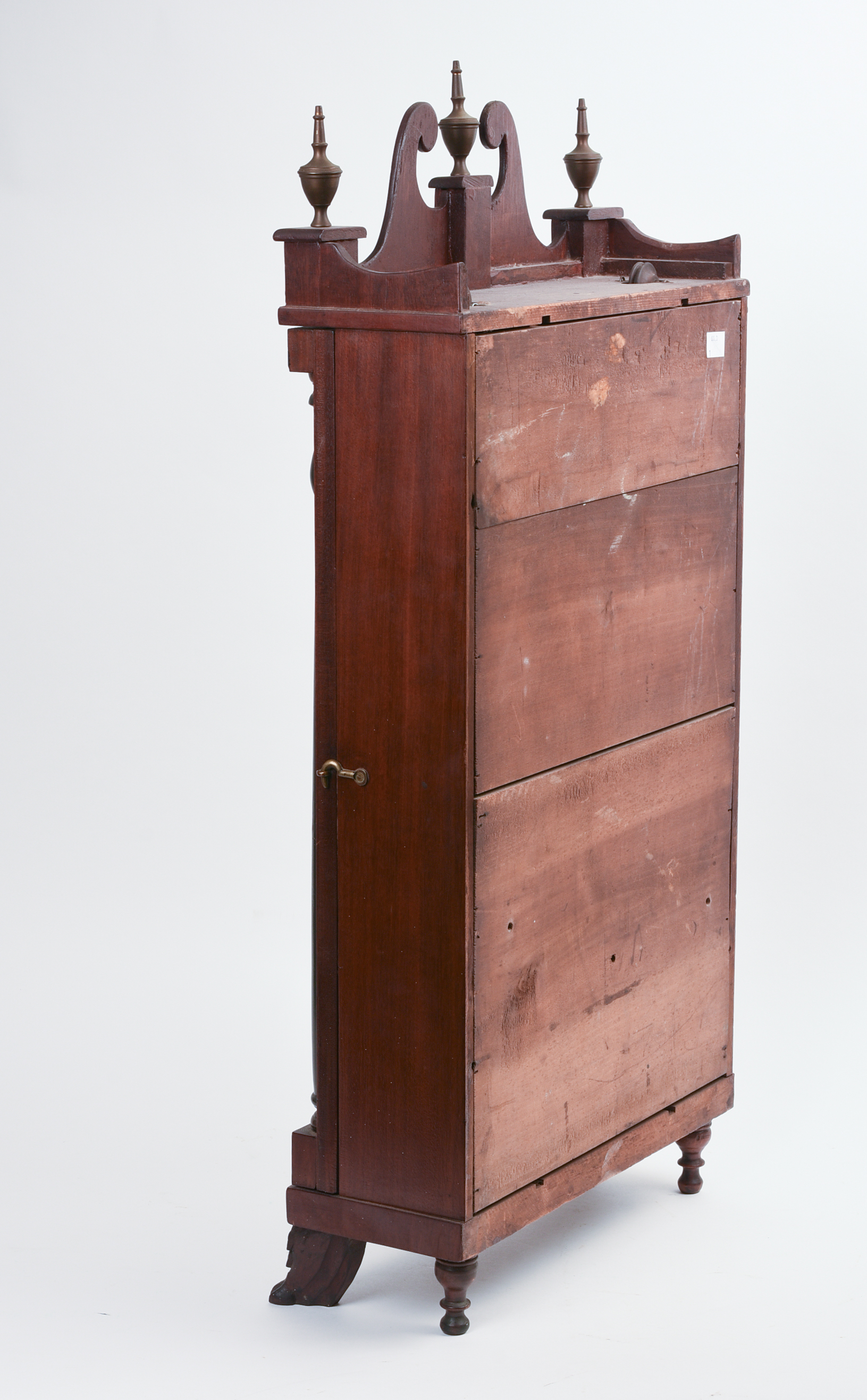 E. & G. W. BARTHOLOMEW SCROLL AND PILASTER MANTLE CLOCK