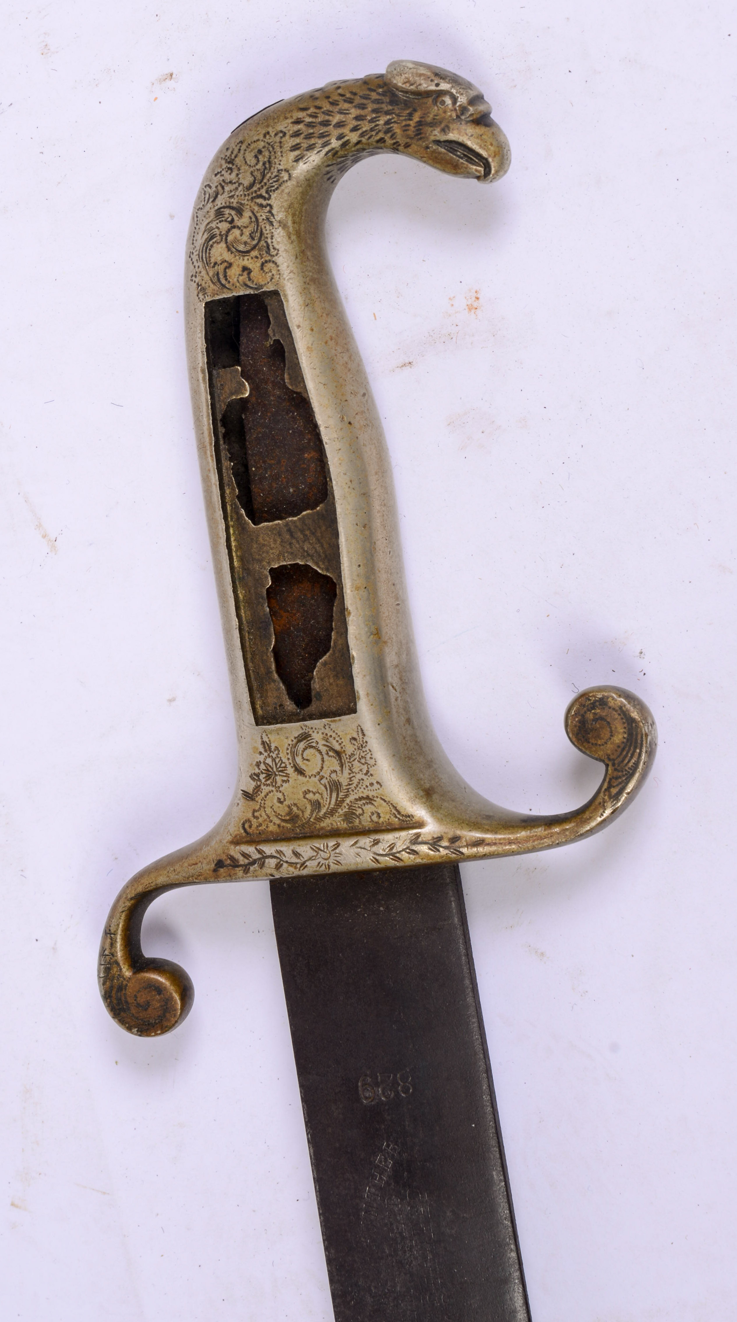 19TH C. GERMAN EAGLE HANDLE SWORD