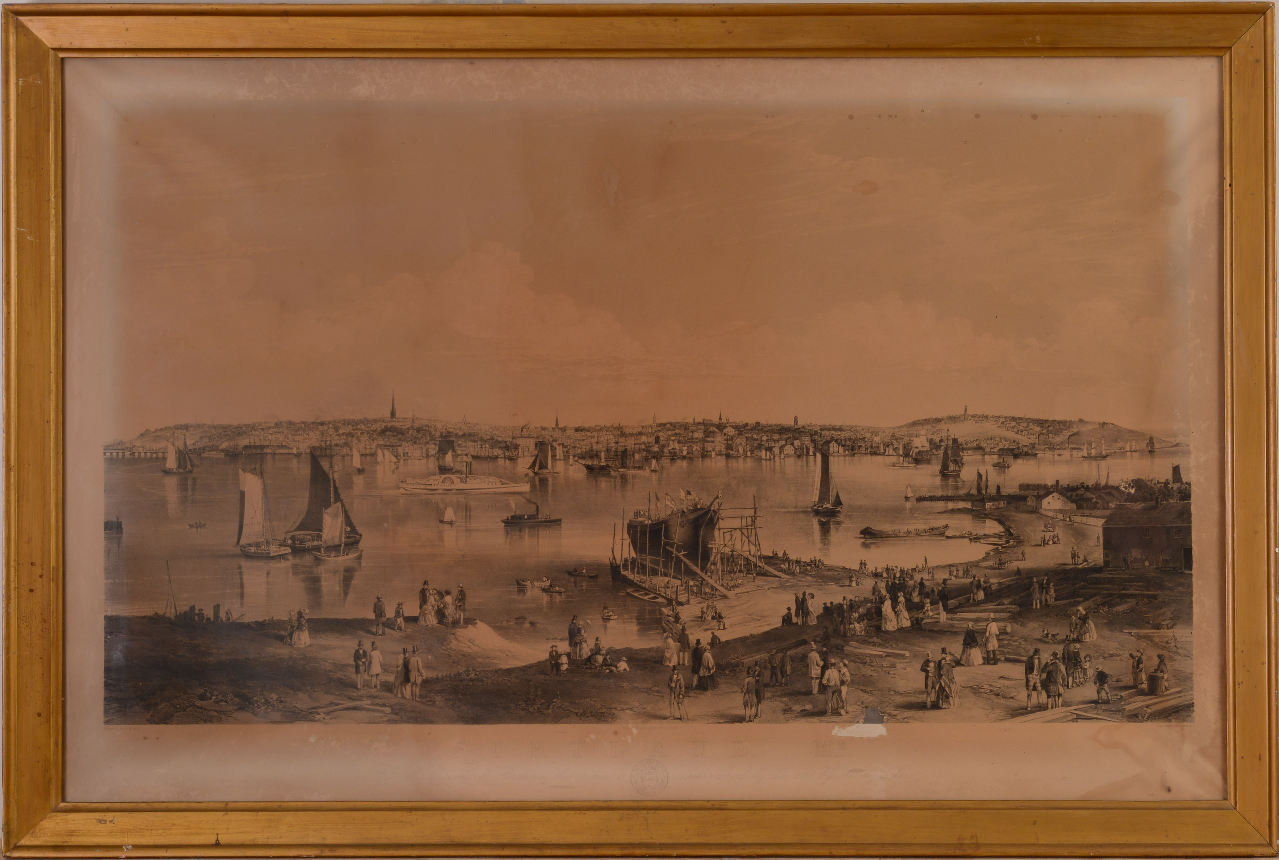 LARGE CITY OF PORTLAND, MAINE PRINT