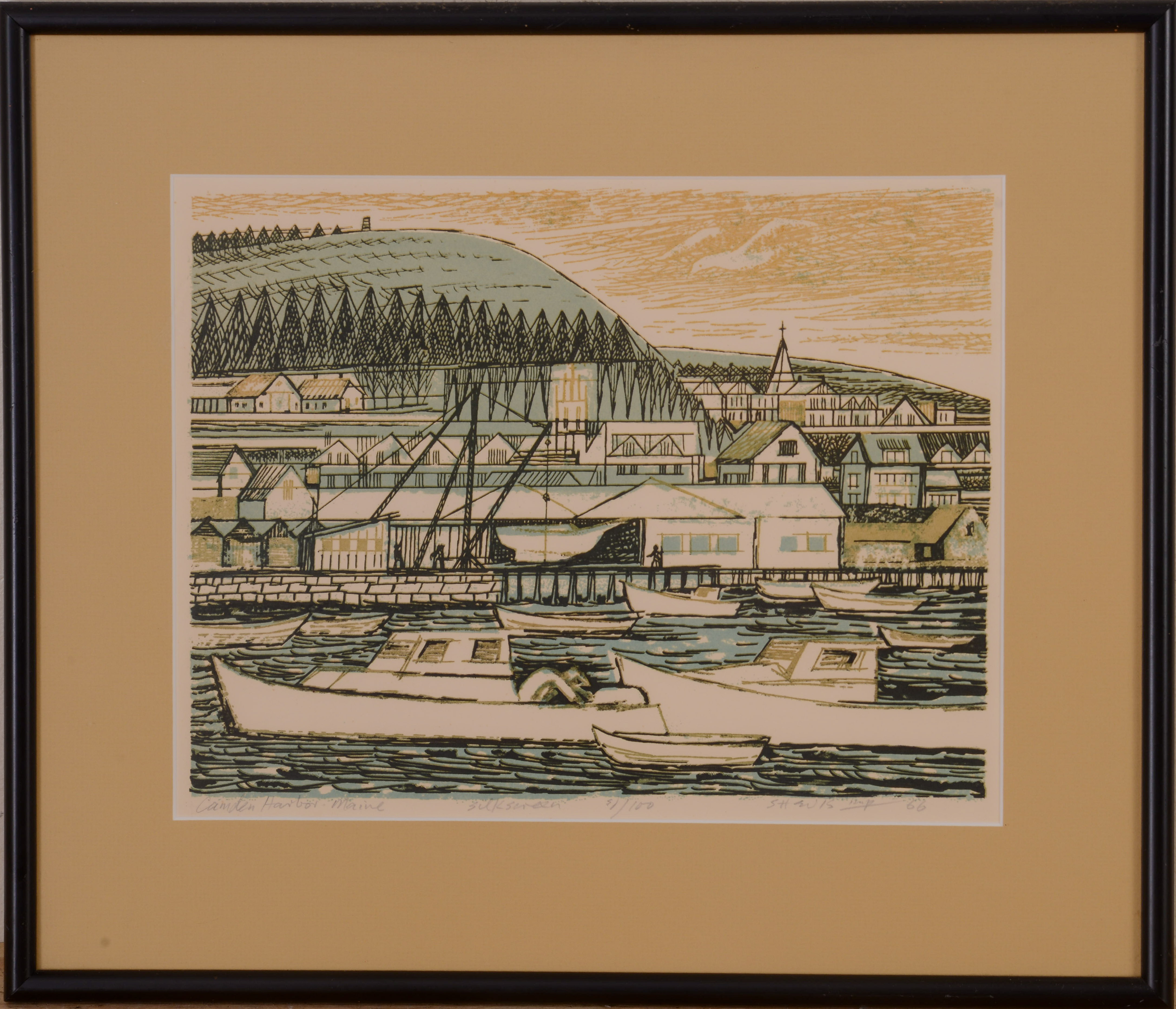 WILLIAM SHEVIS. CAMDEN HARBOR, MAINE