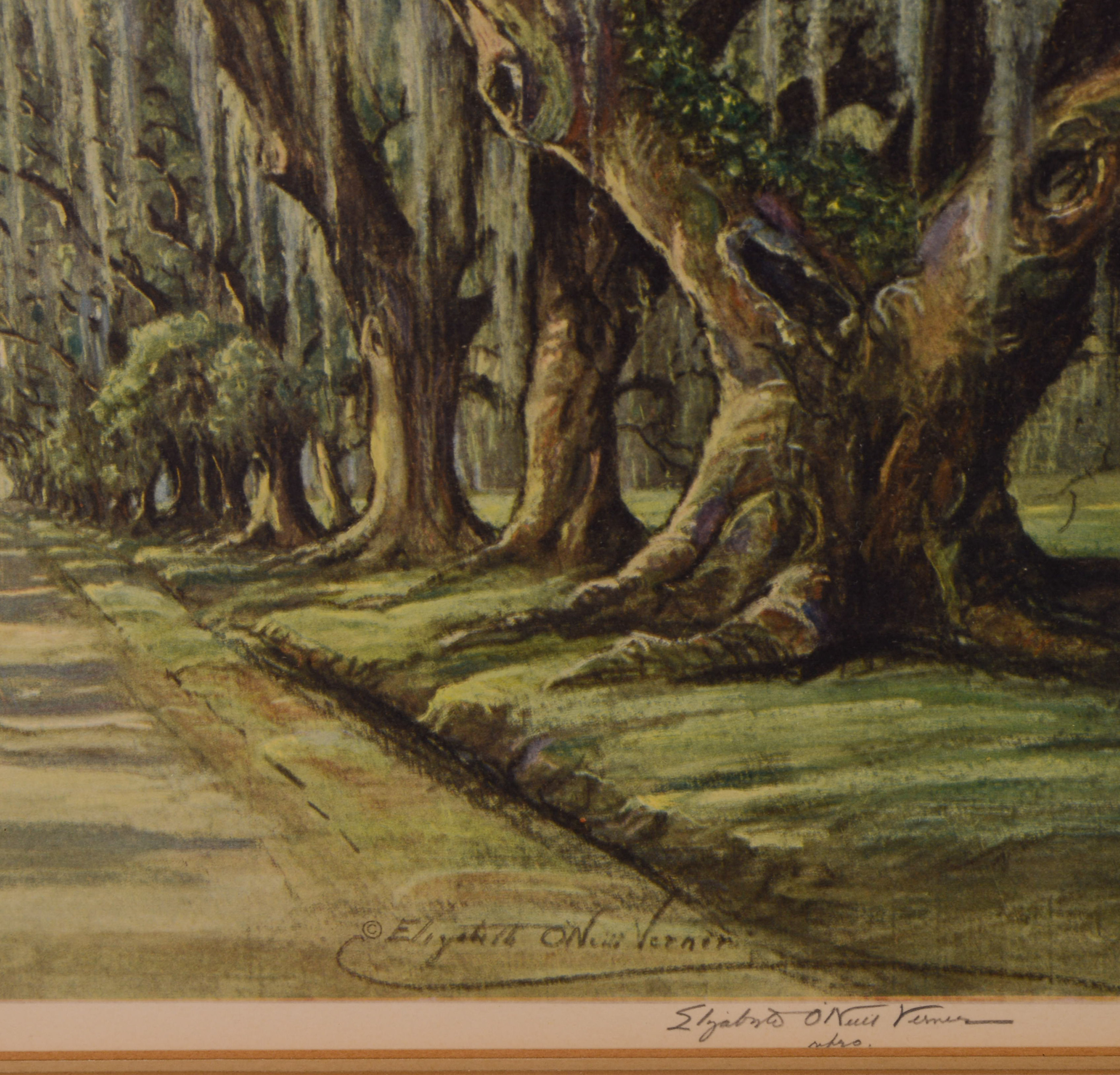 ELIZABETH O'NEILL VERNER LITHOGRAPH