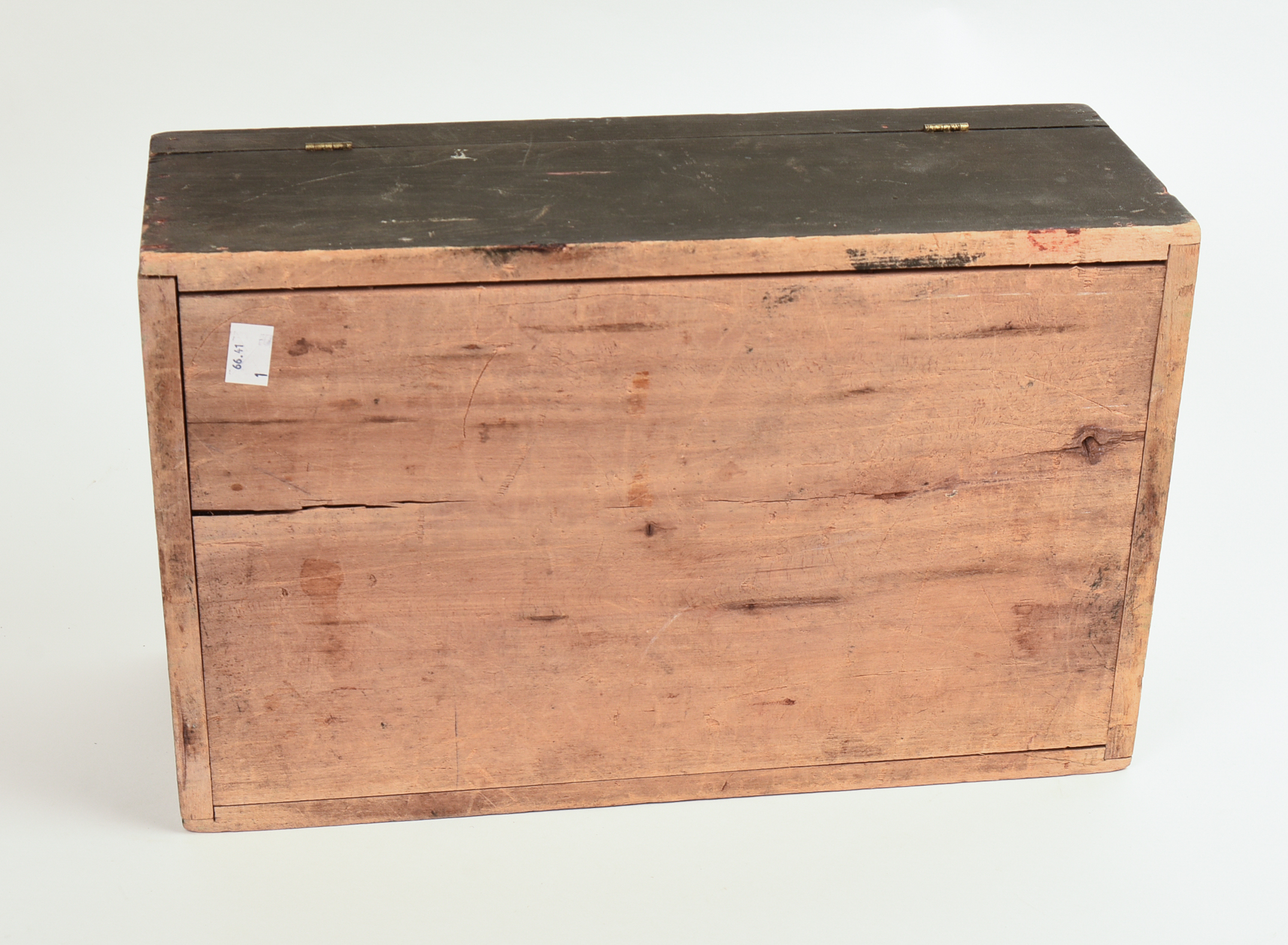 EARLY 19TH C PAINT DECORATED BOX