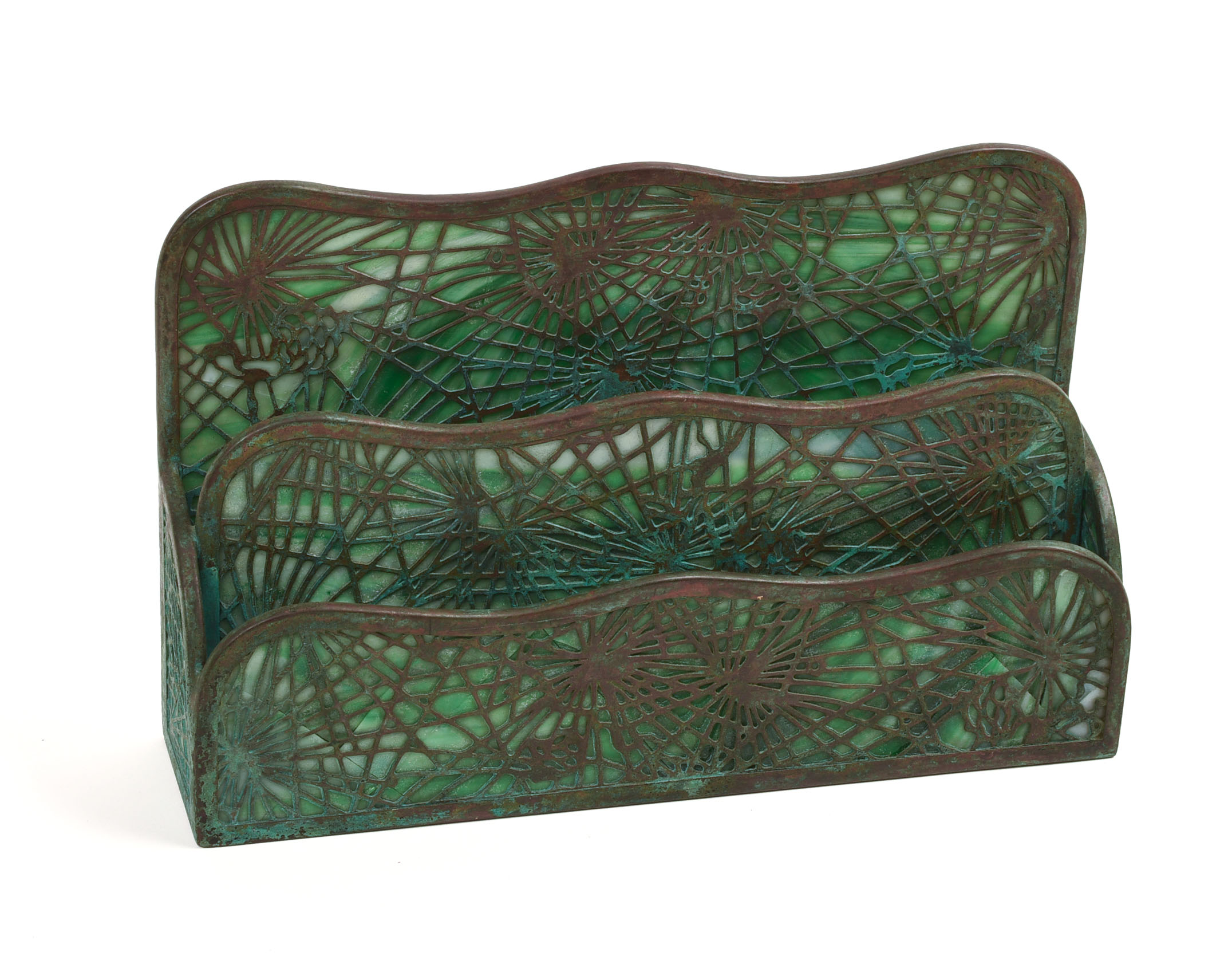 TIFFANY STUDIOS LETTER HOLDER