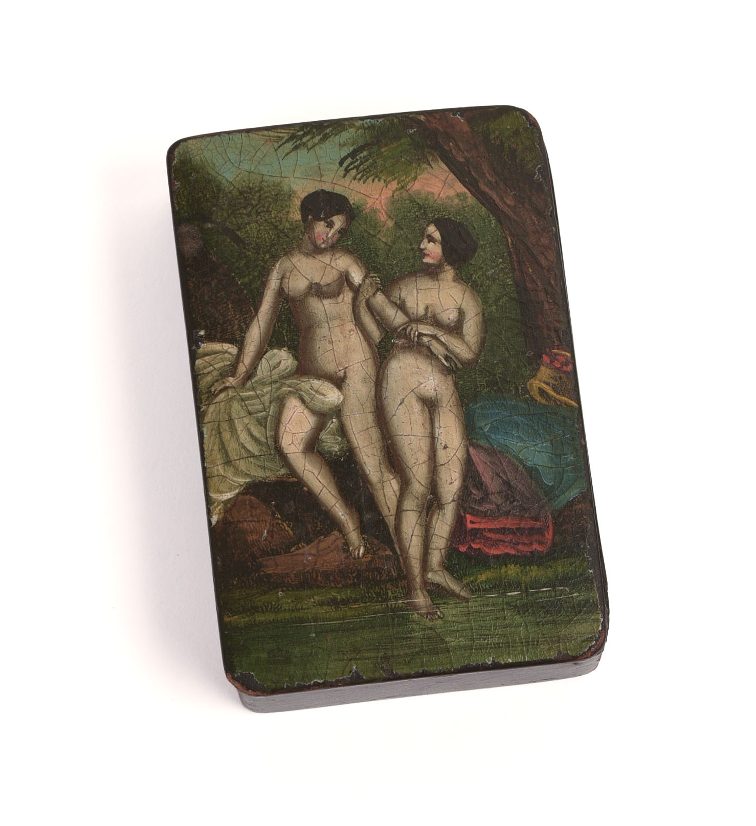 ANTIQUE EROTIC SNUFF BOX