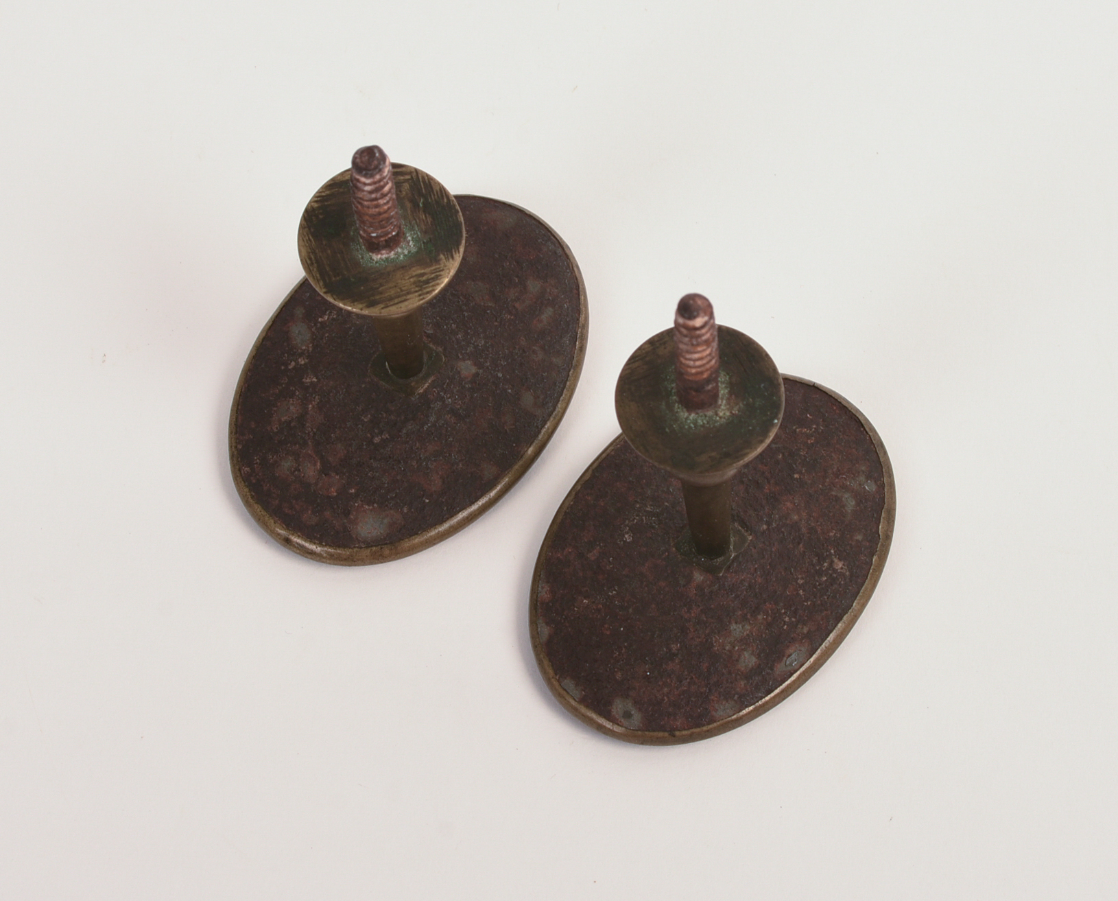PAIR OF BATTERSEA CURTAIN TIE BACKS.