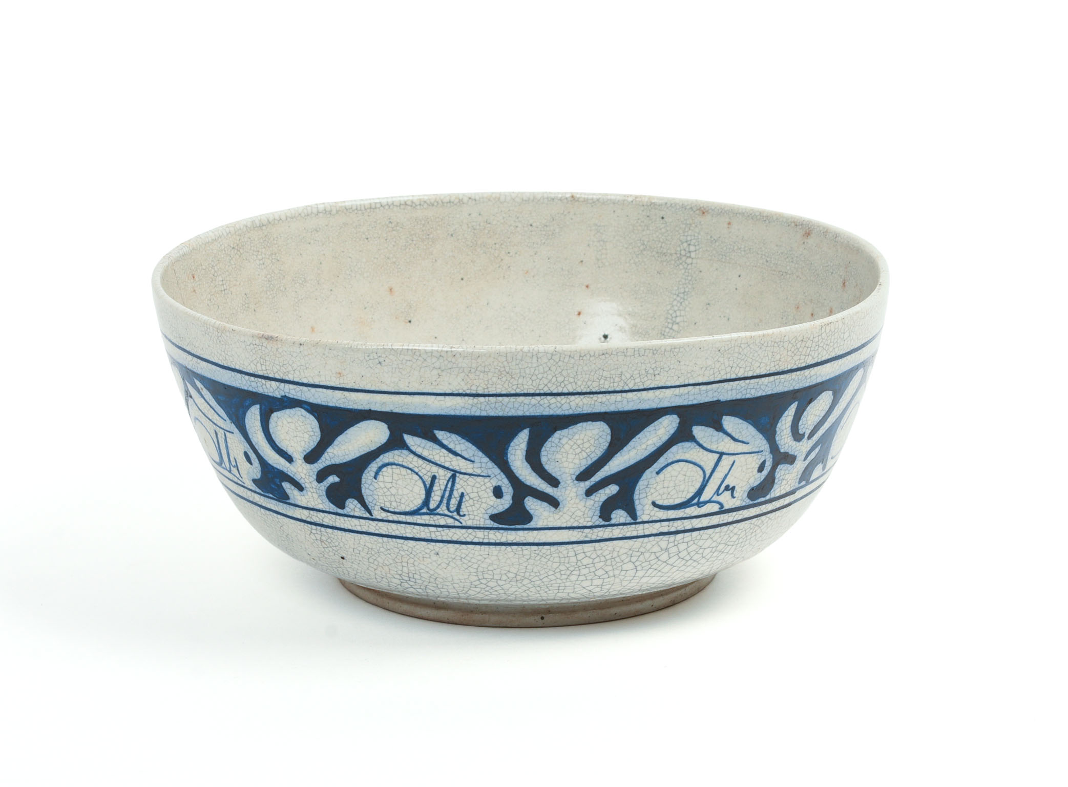 DEDHAM POTTERY RABBIT PATTERN BOWL.
