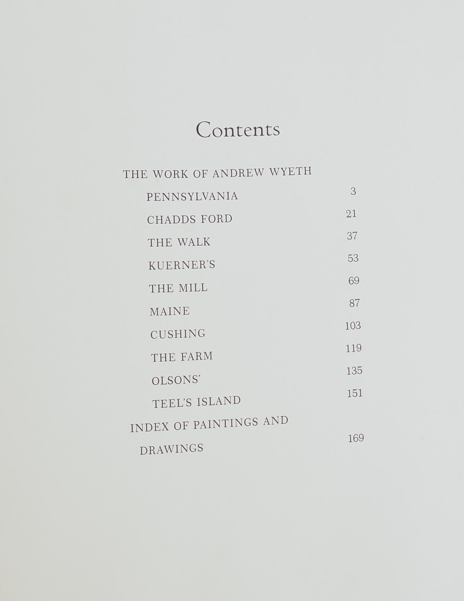 ANDREW WYETH SIGNED BOOK.