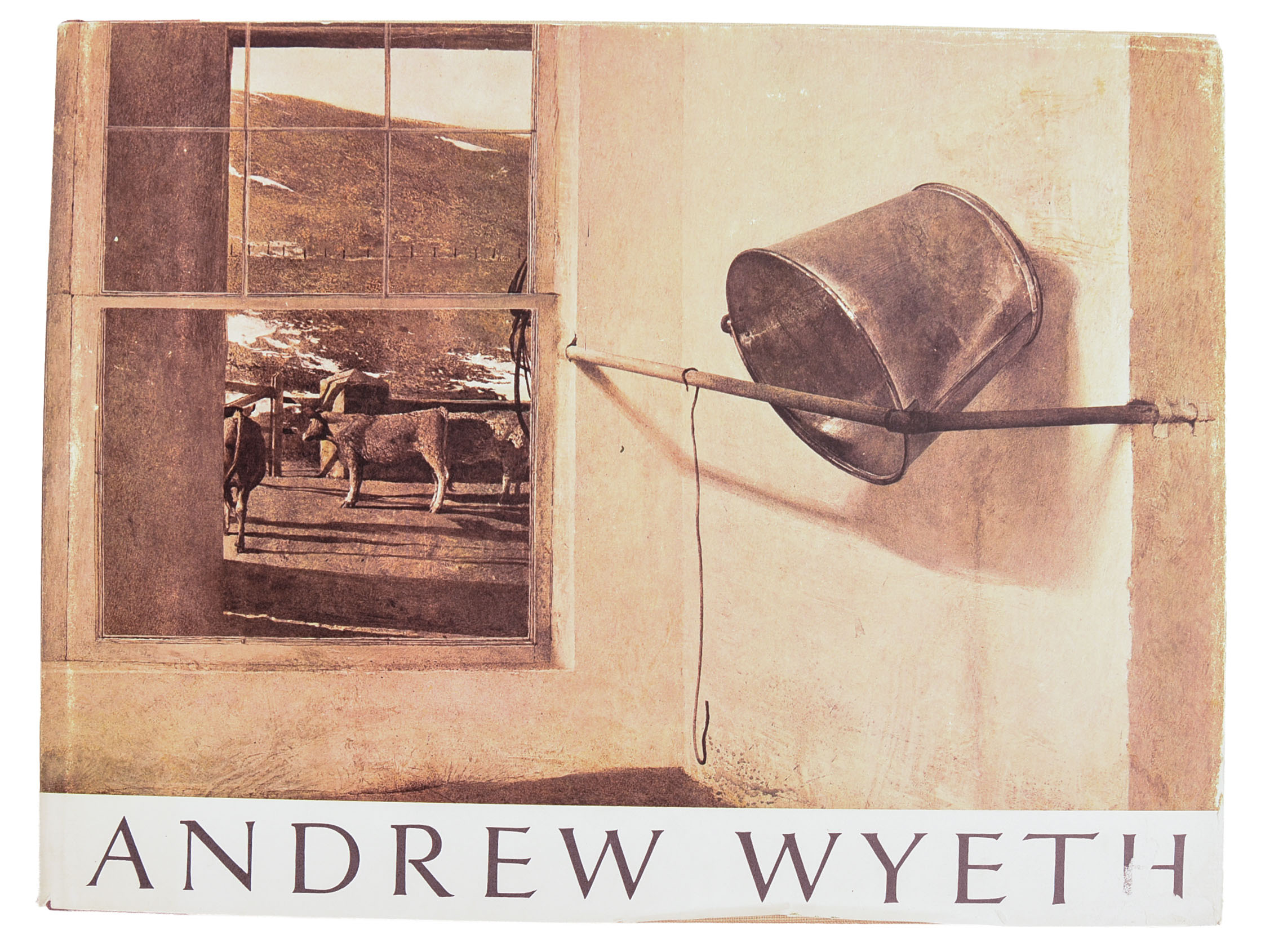 ANDREW WYETH SIGNED BOOK.