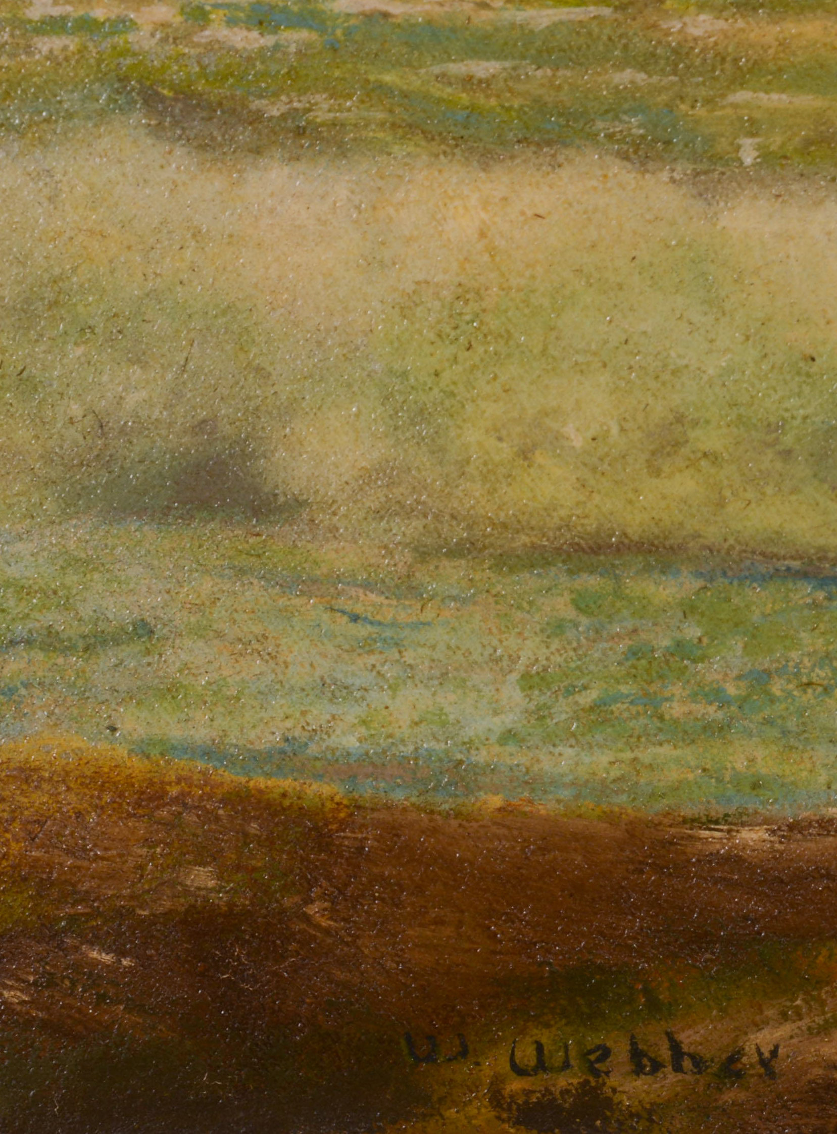WESLEY ELBRIDGE WEBBER (1841-1914). CRASHING SURF.