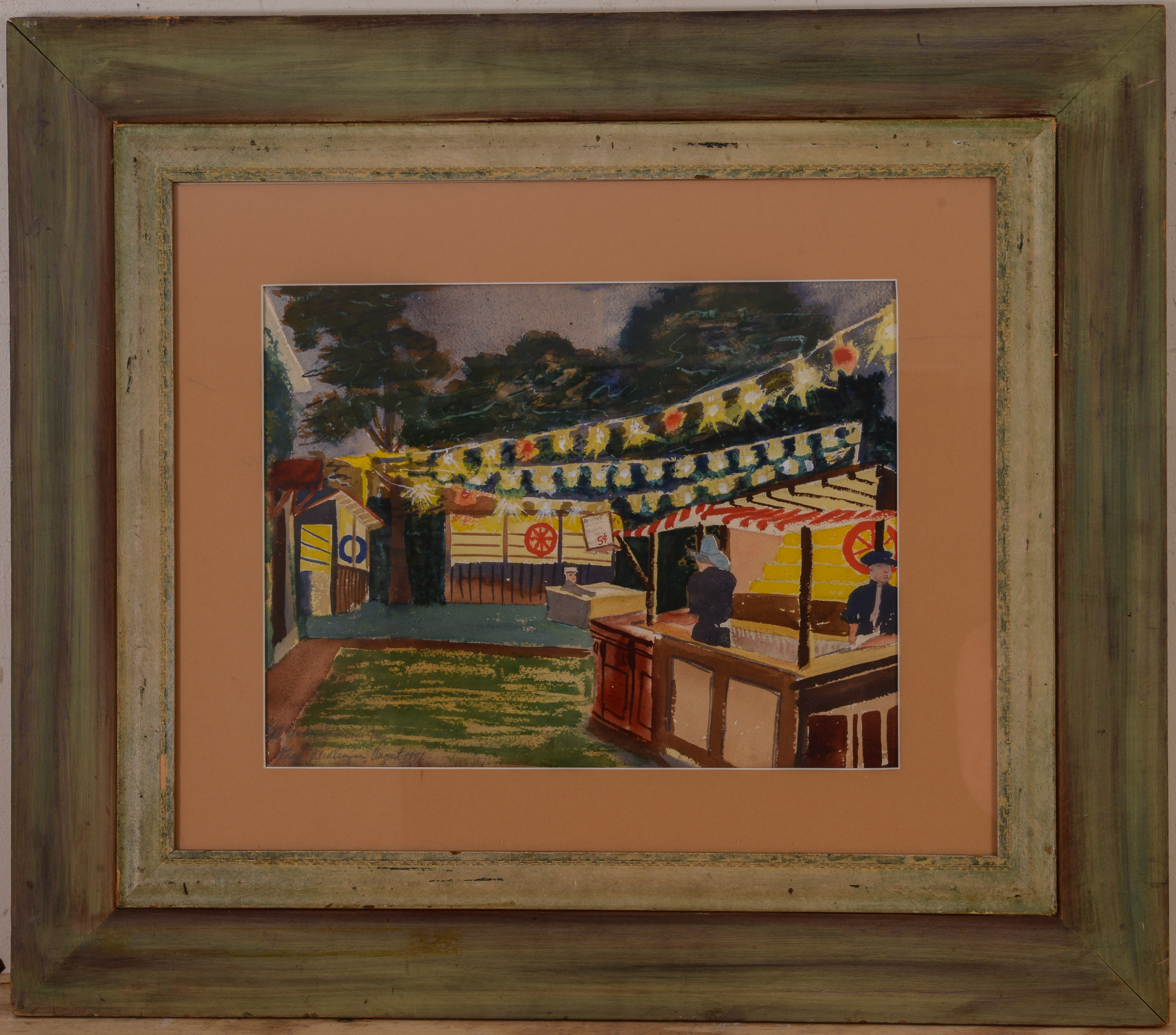 TRAV NEIDLINGER (1909 - 1990). FAIRGROUND GAME BOOTHS.