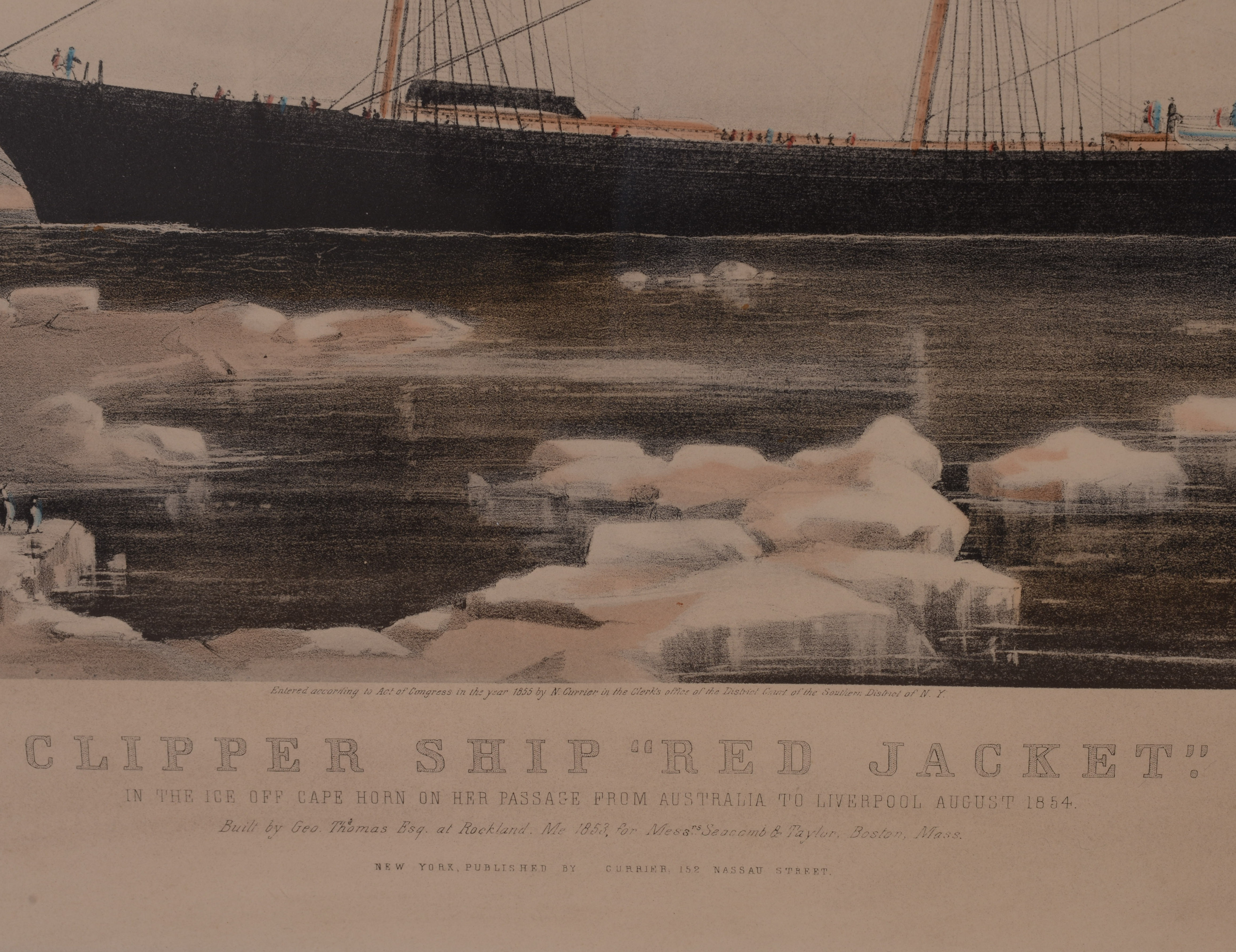 THE CLIPPER SHP "RED JACKET," AFTER J.B. SMITH