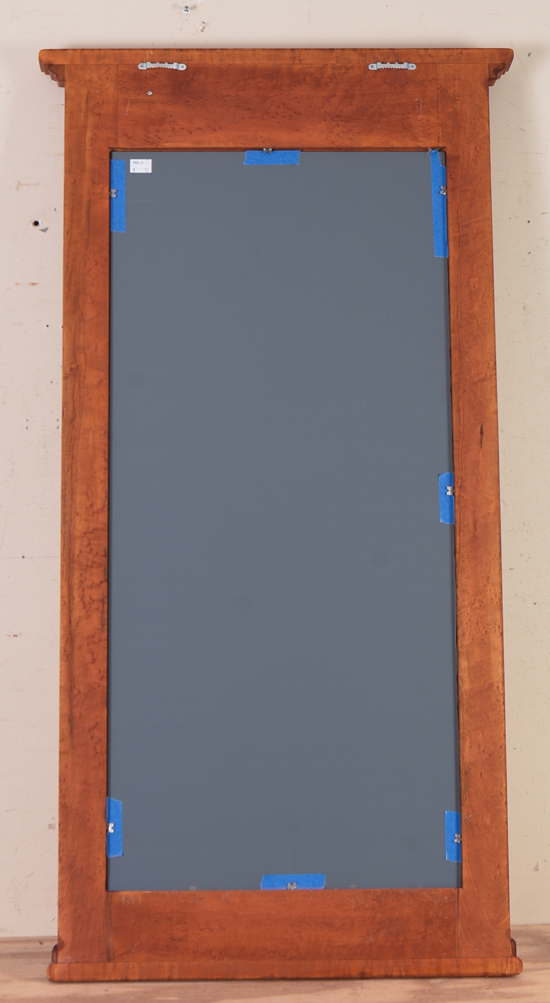 BENCH MADE BIRD'S EYE MAPLE MIRROR.