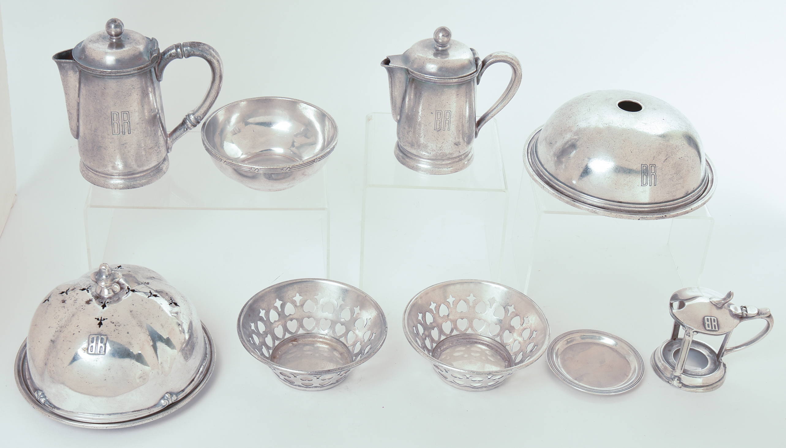 GROUP OF CHICAGO, BURLINGTON AND QUINCY RAILROAD SILVER.