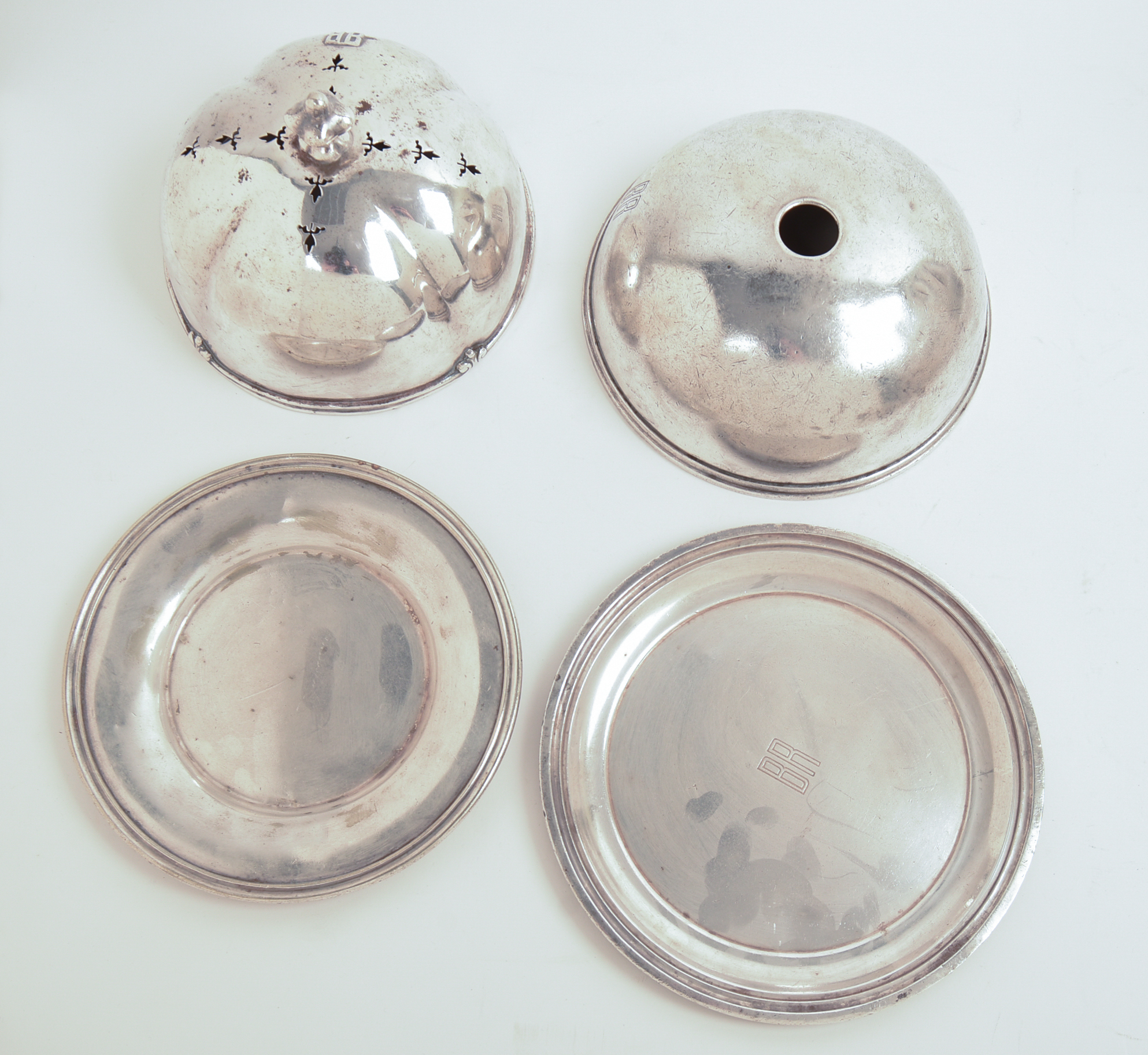 GROUP OF CHICAGO, BURLINGTON AND QUINCY RAILROAD SILVER.