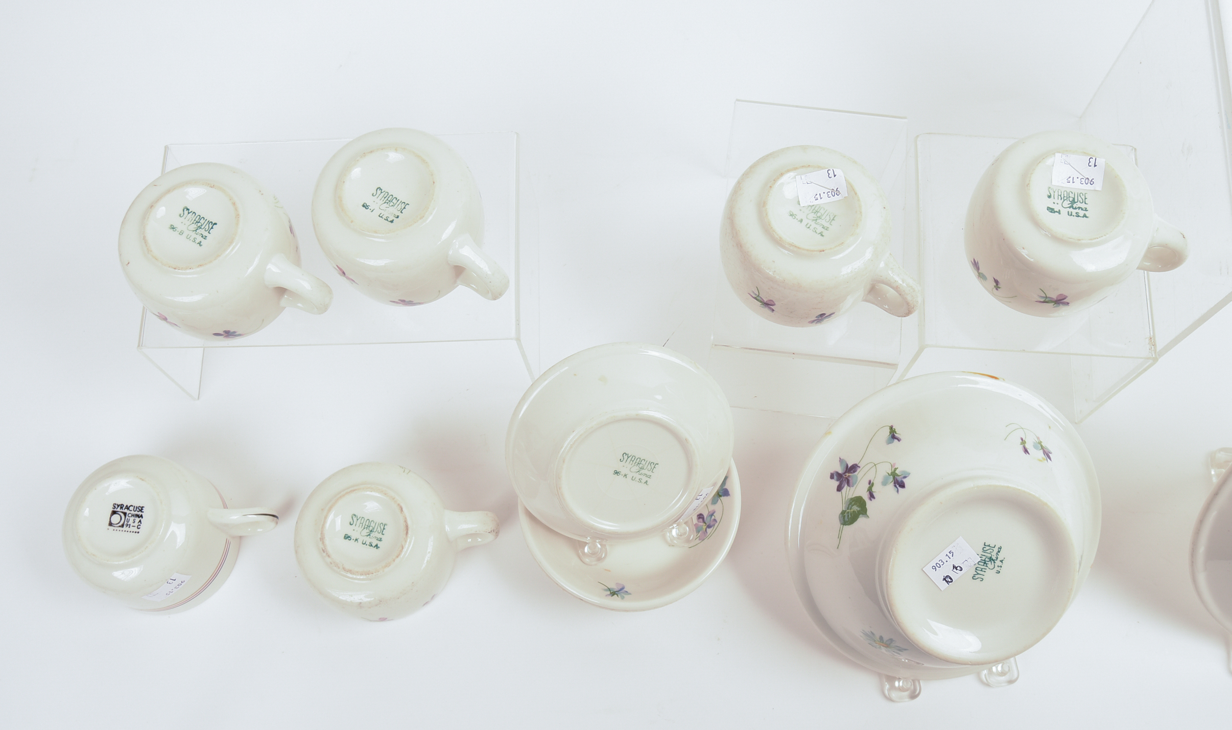 COLLECTION OF RAILROAD CHINA BY SYRACUSE.