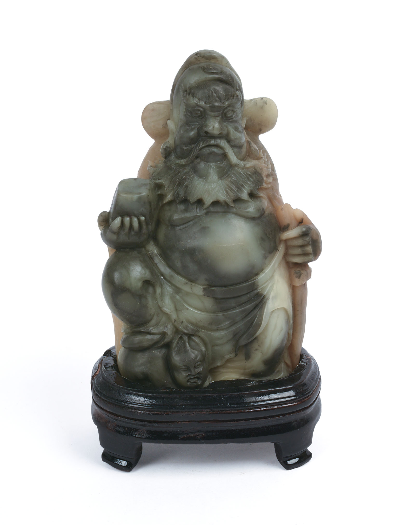Carved Hardstone FIgure of a Scholar.