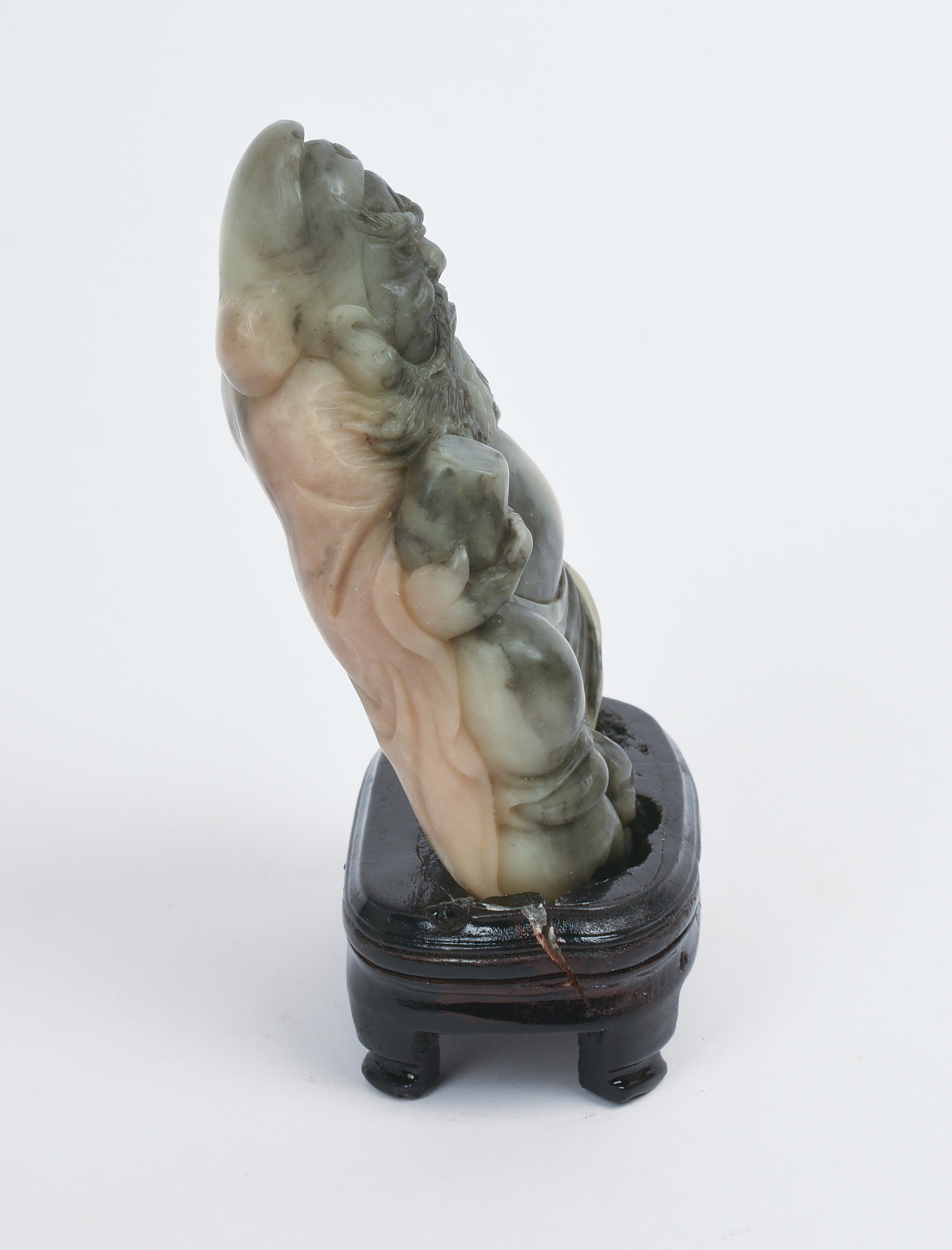 Carved Hardstone FIgure of a Scholar.