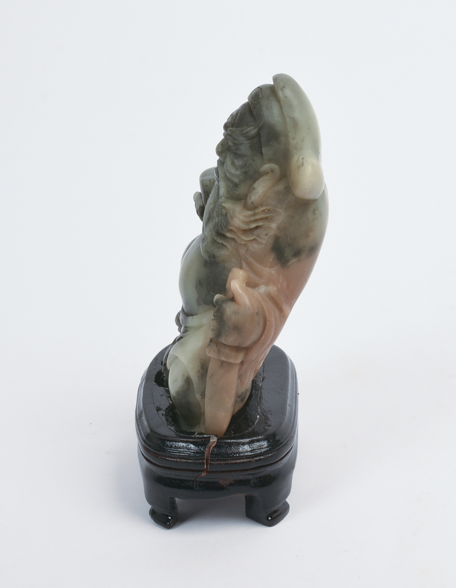 Carved Hardstone FIgure of a Scholar.