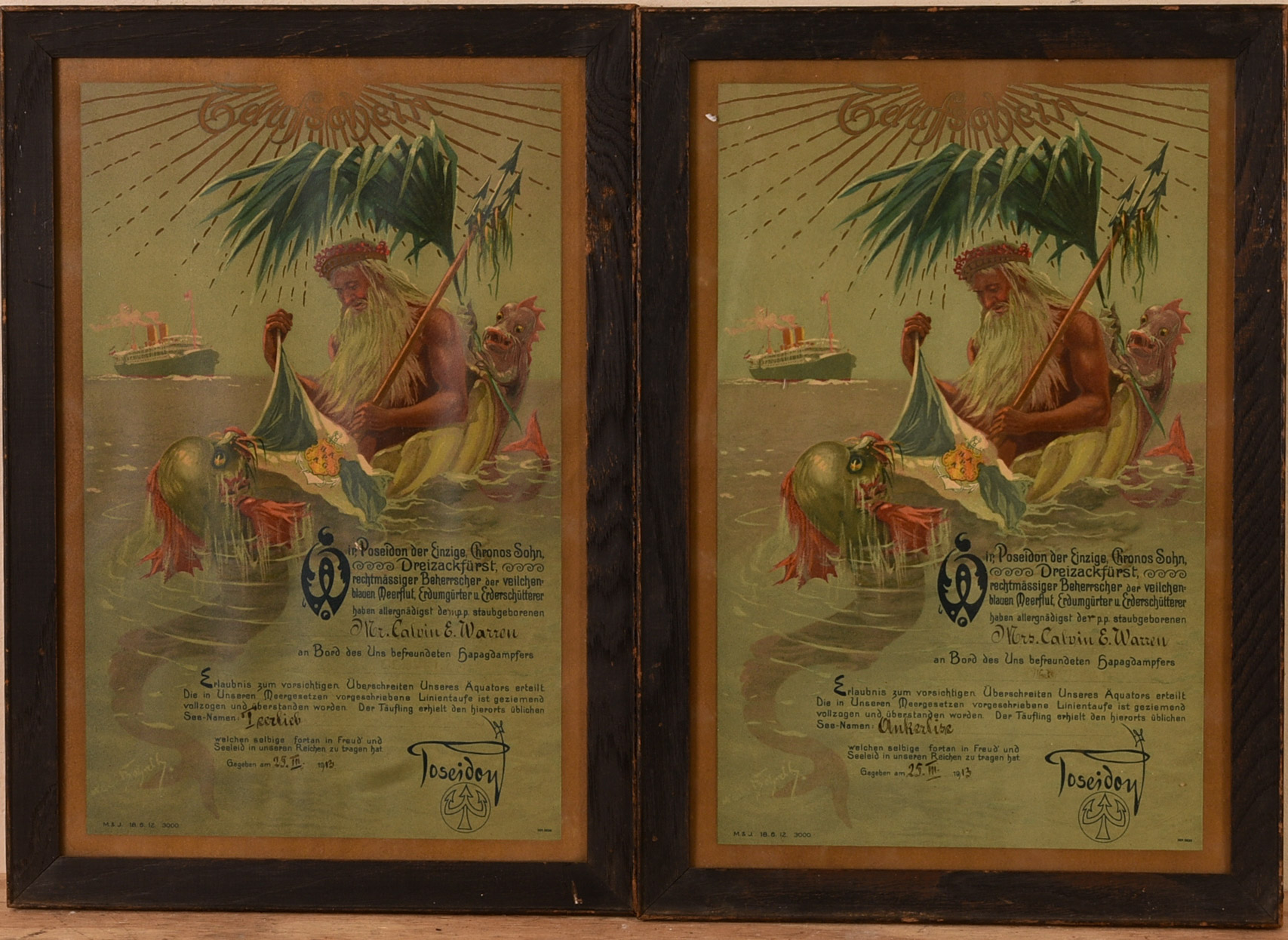 Two Posters by Hans Bohrdt.