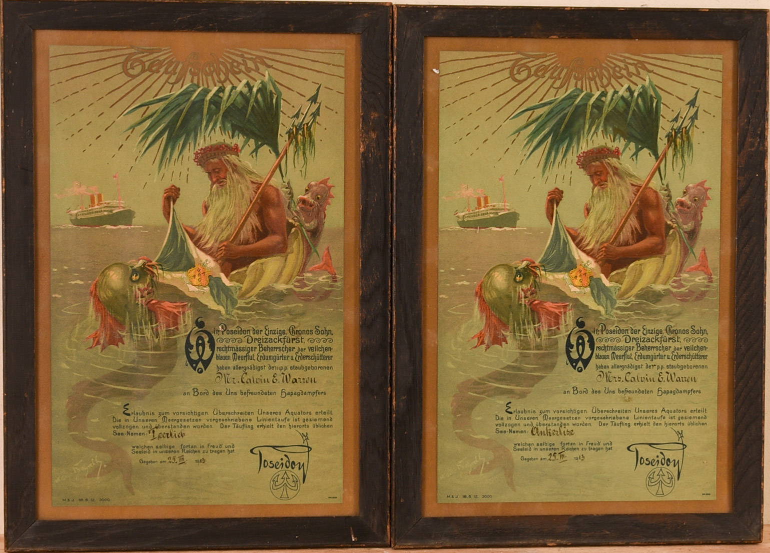 Two Posters by Hans Bohrdt.
