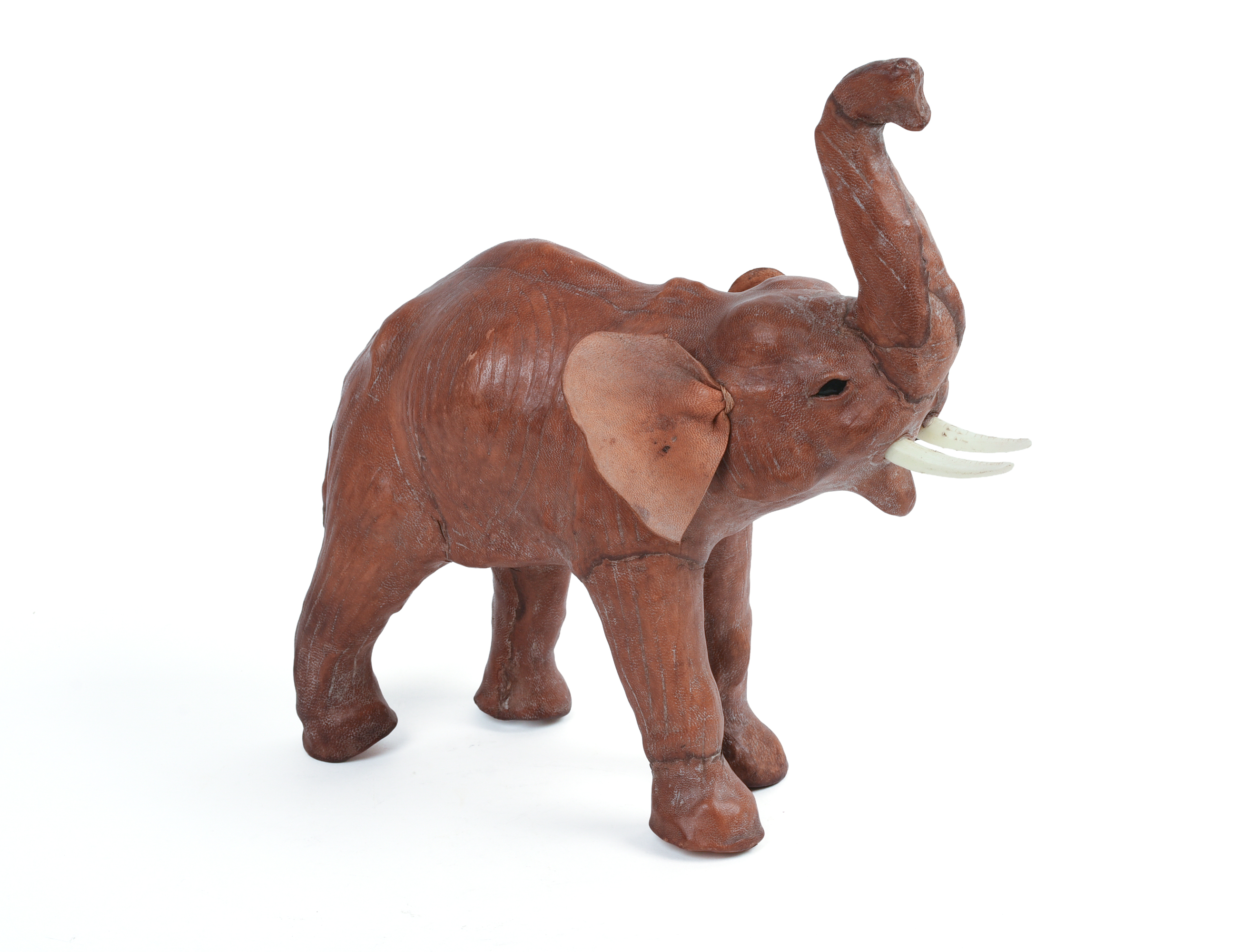 Vintage Leather Elephant.