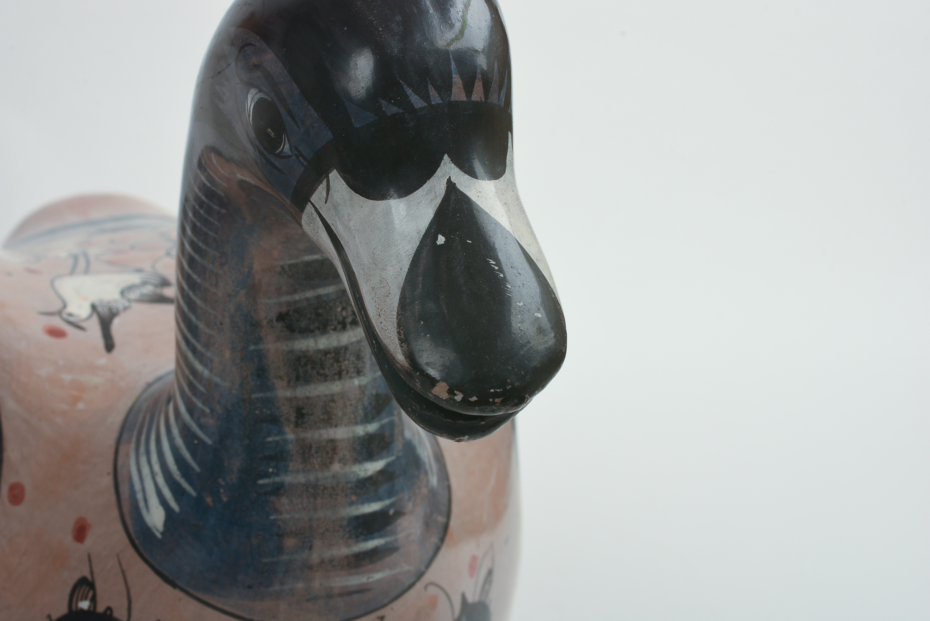 Four Mexcian Tonala Folk Art Duck Decoys.