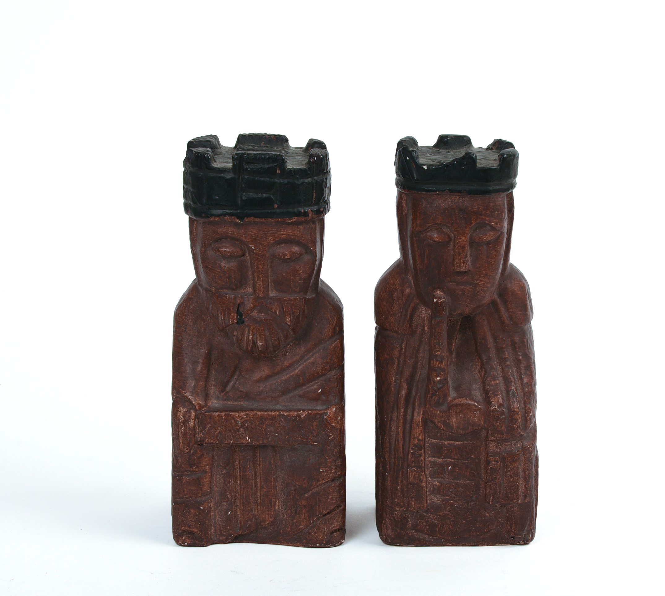 Large Ceramic King and Queen.