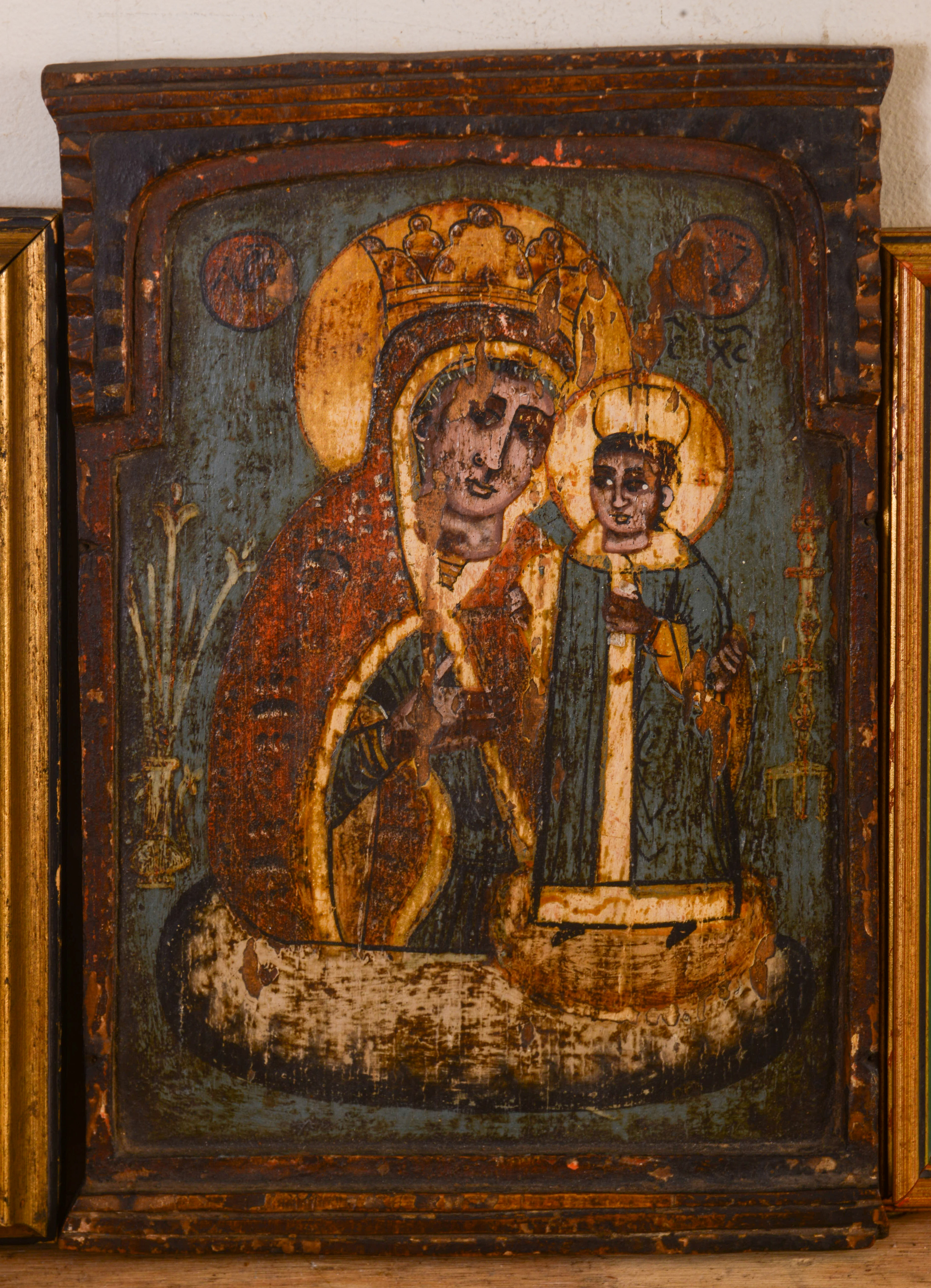 Three Greek Icon Paintings.