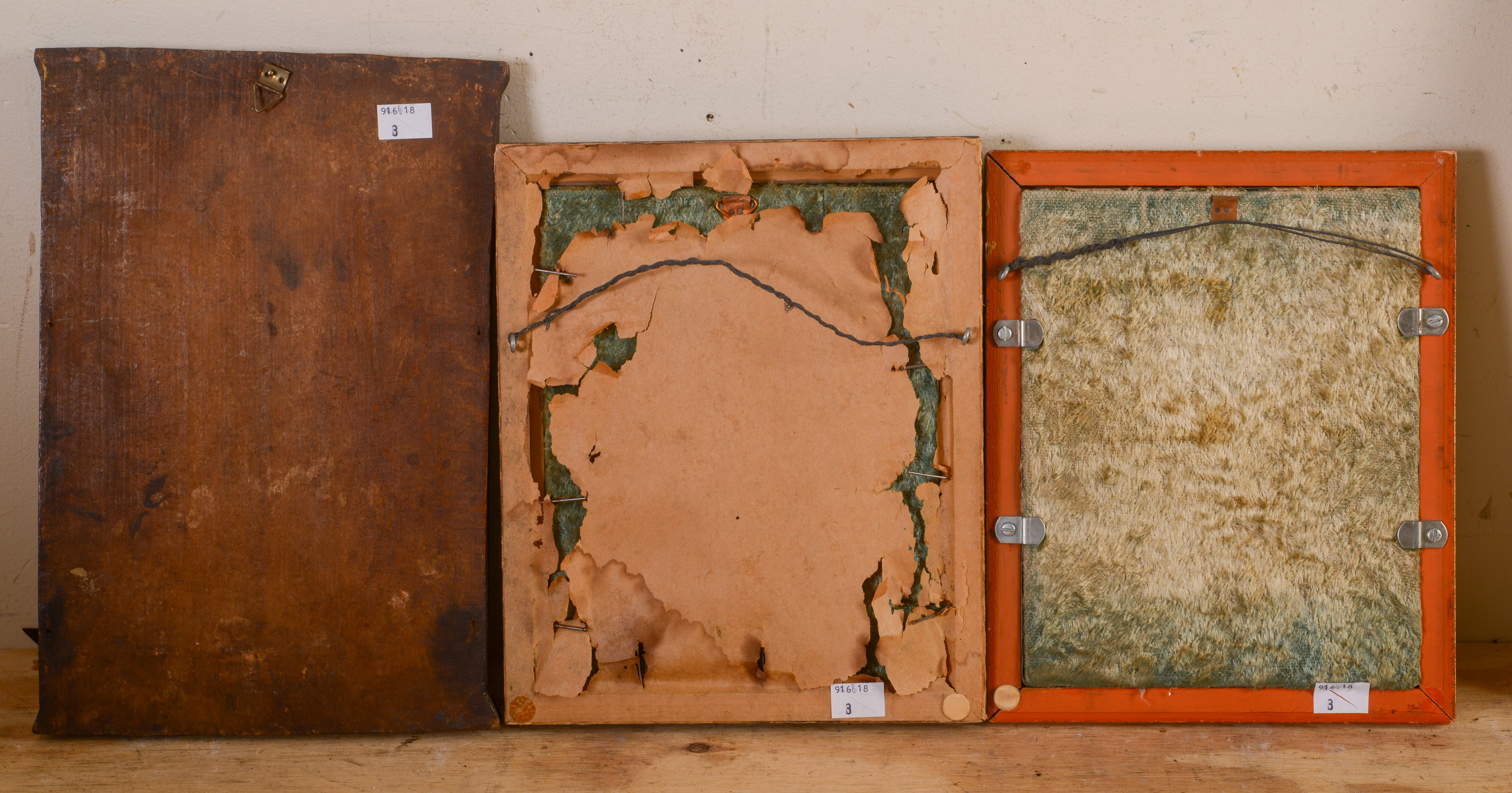 Three Greek Icon Paintings.