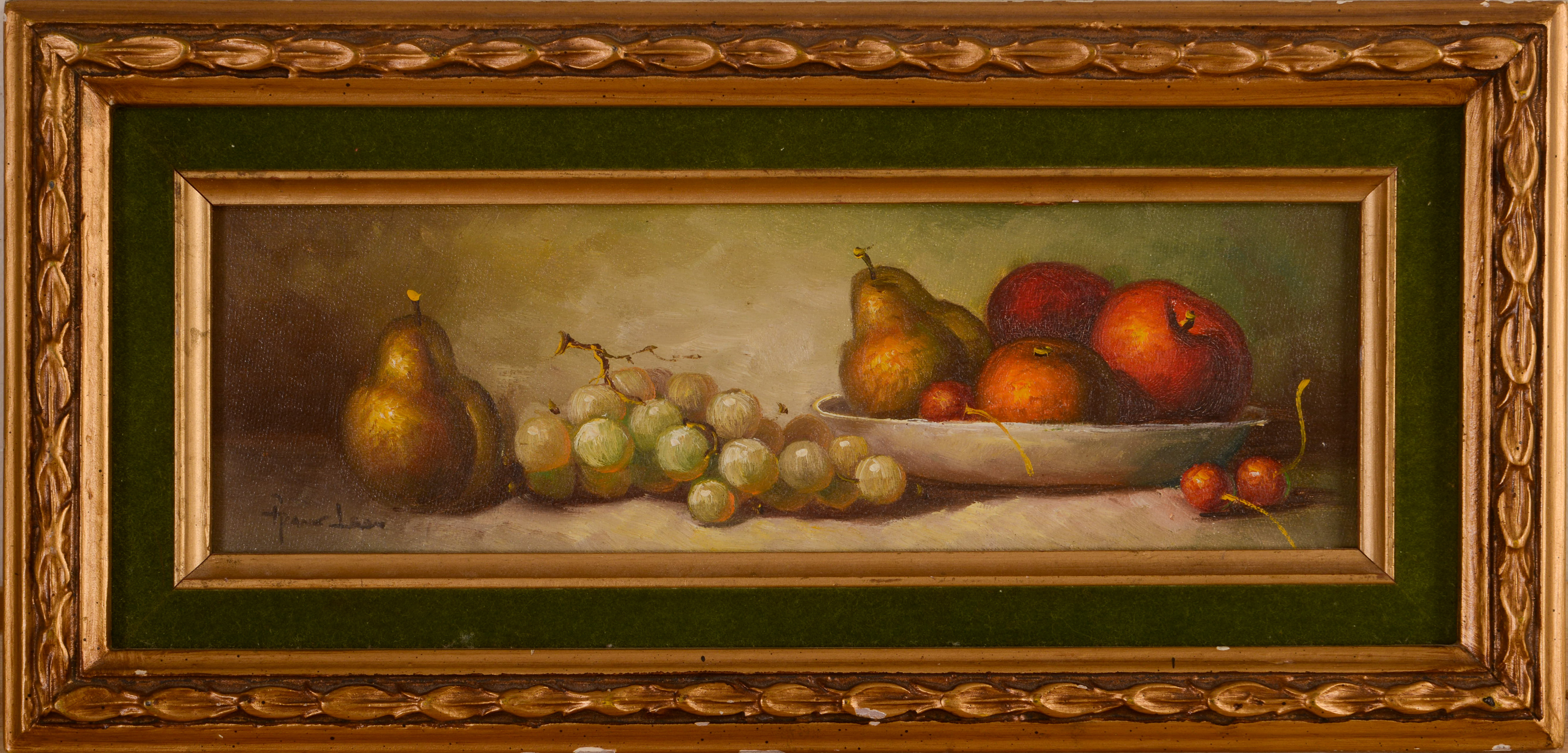 Frank Lean. Still Life With Fruit.