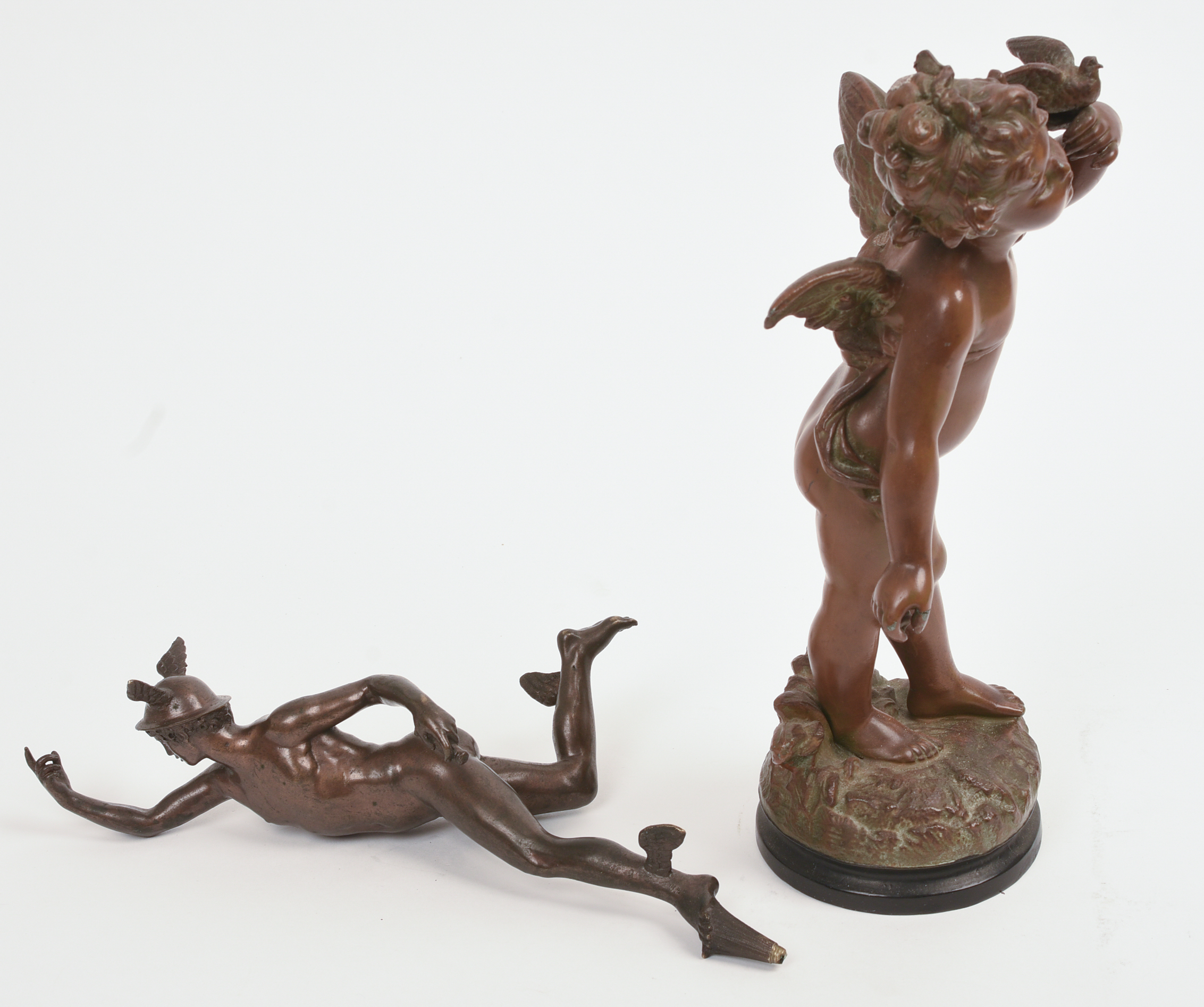 Two Bronze Sculptures.