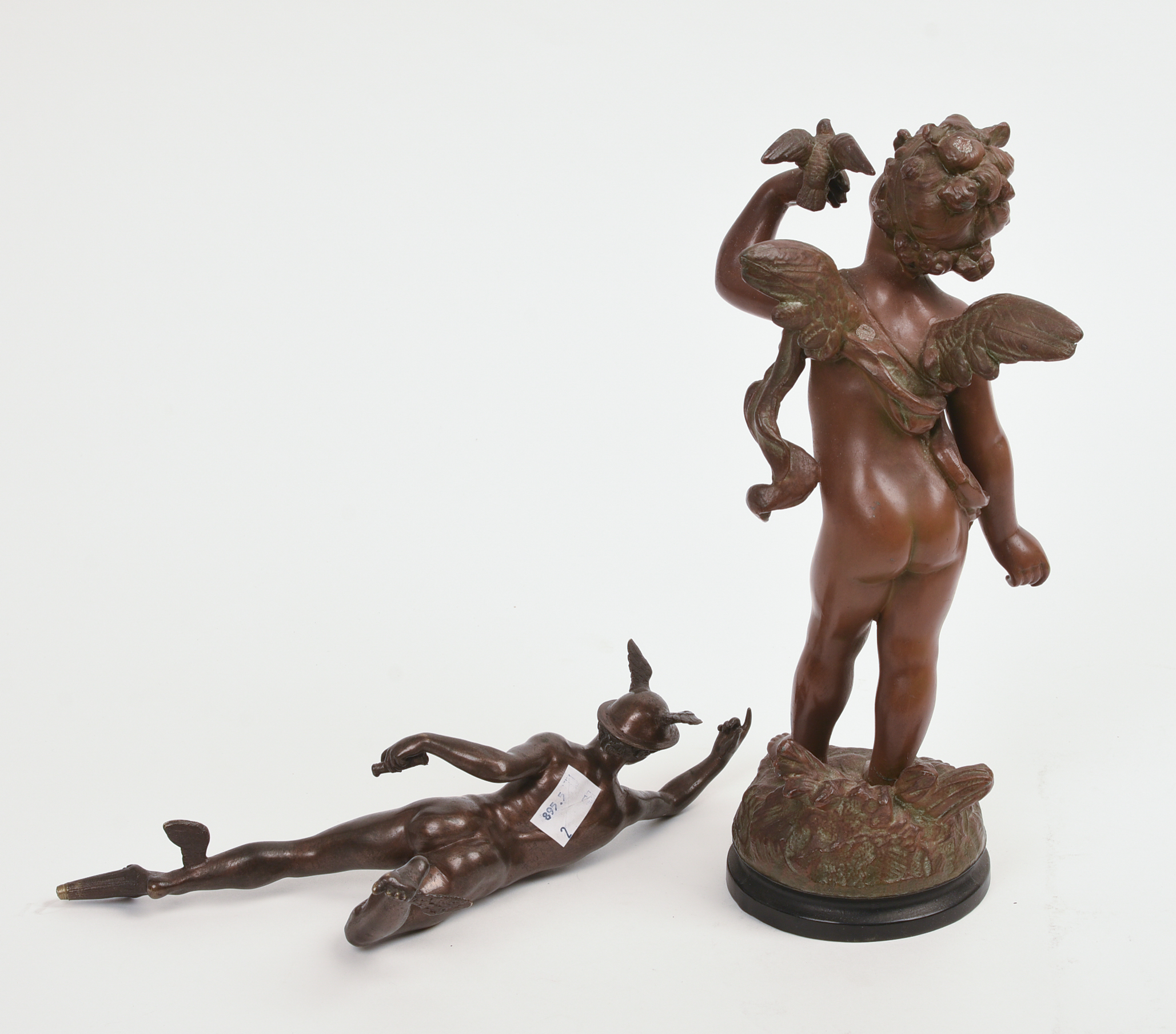 Two Bronze Sculptures.