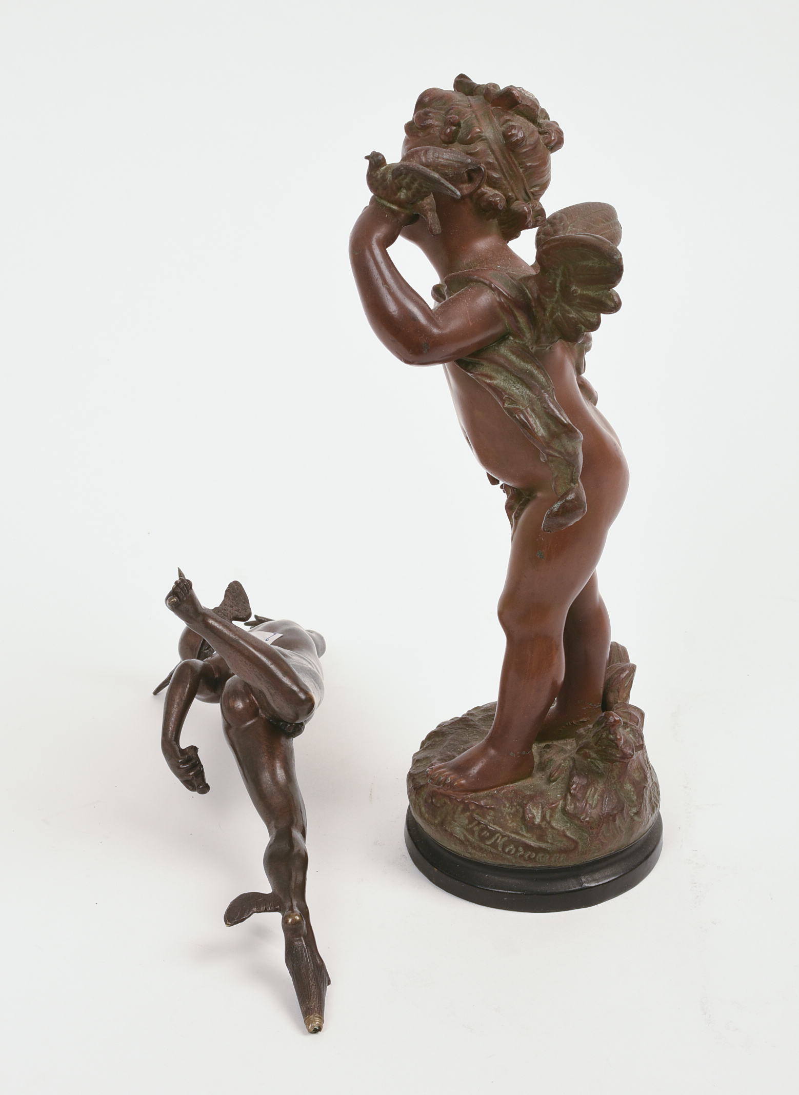 Two Bronze Sculptures.