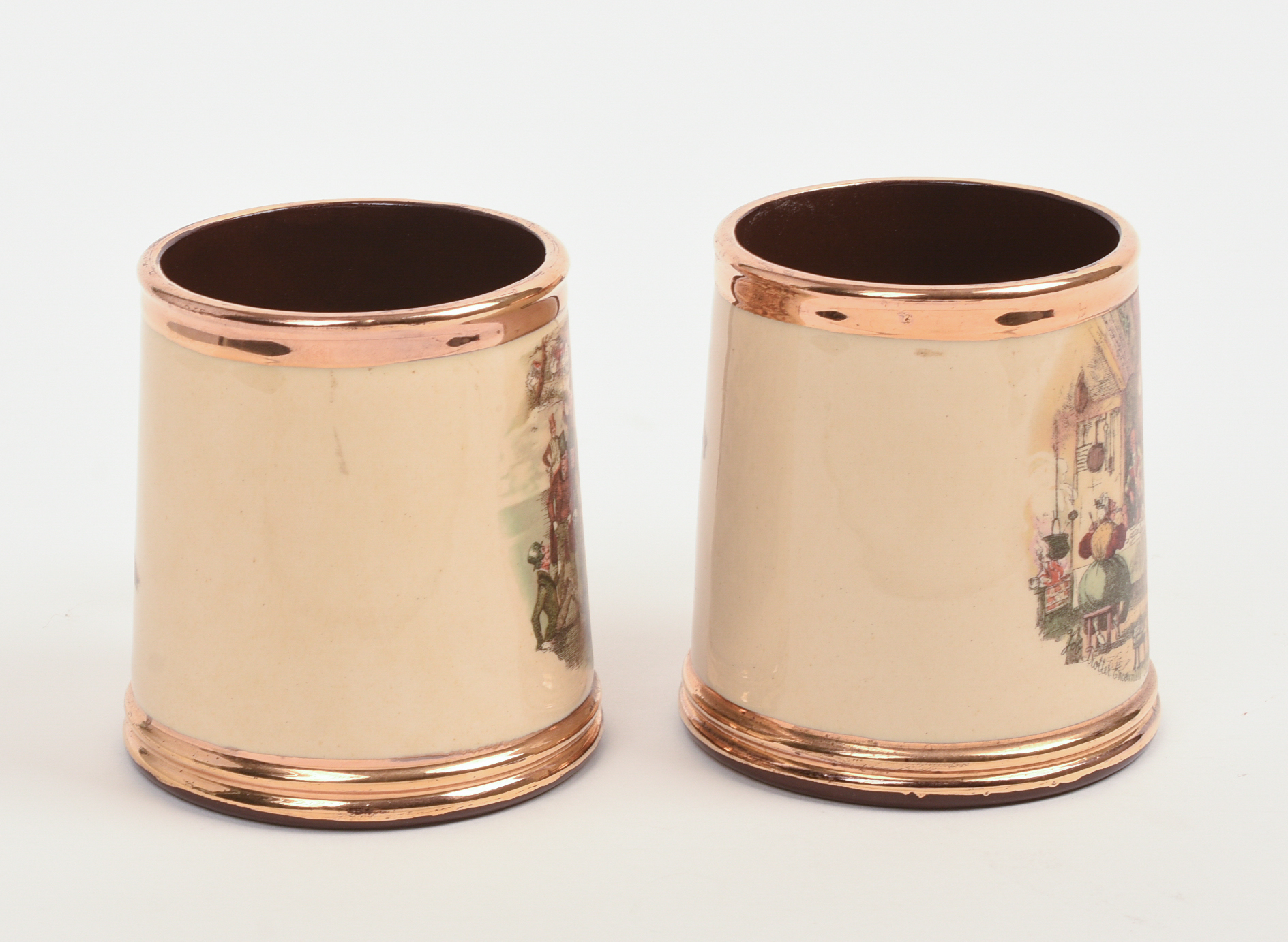 Pair of Gibson's Staffordshire Mugs.