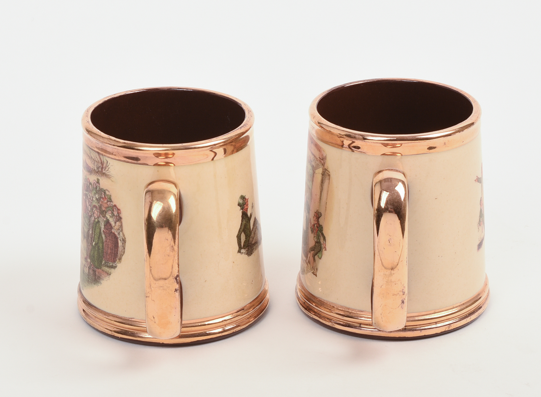 Pair of Gibson's Staffordshire Mugs.