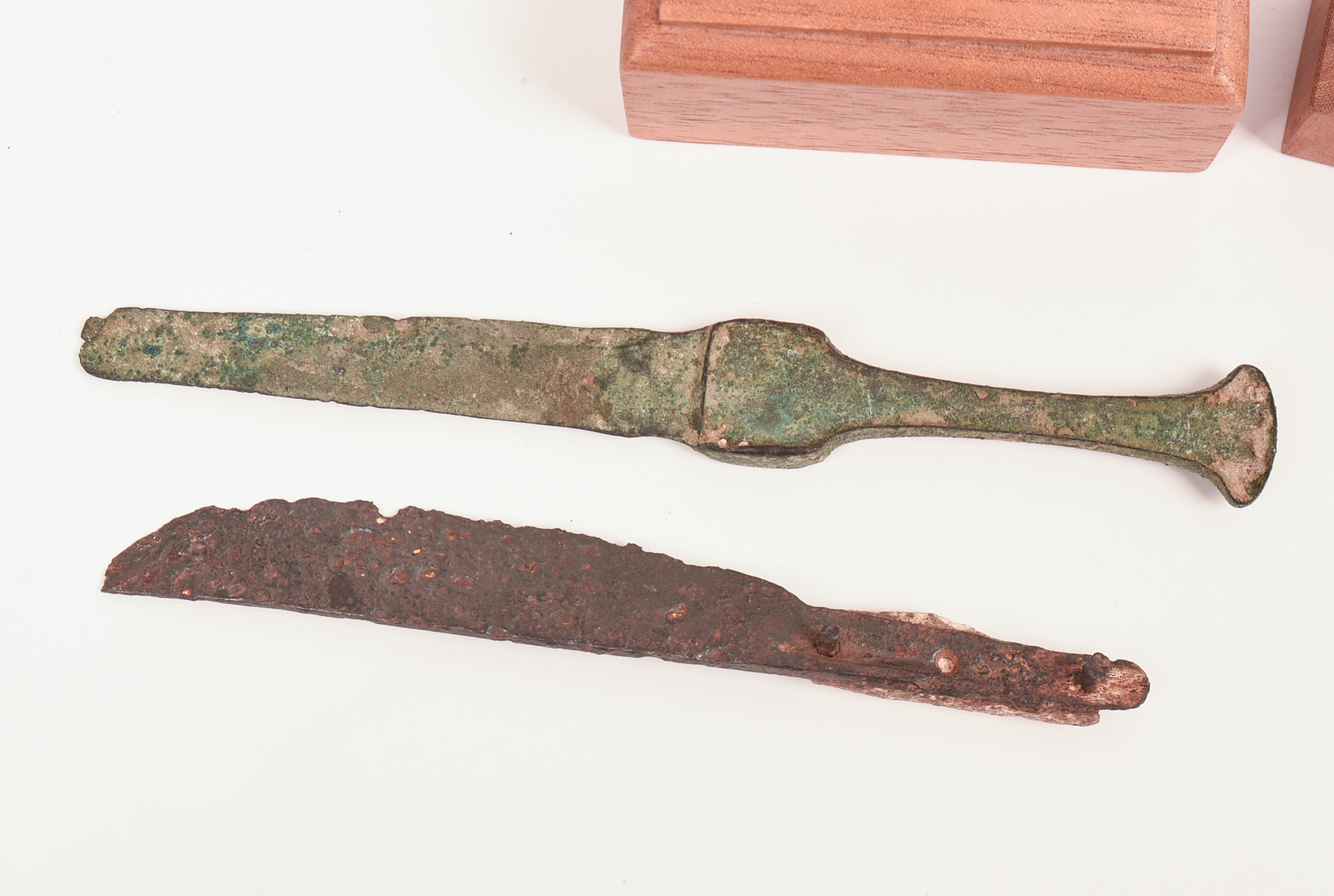 Group of Early Spear Heads and Knives.