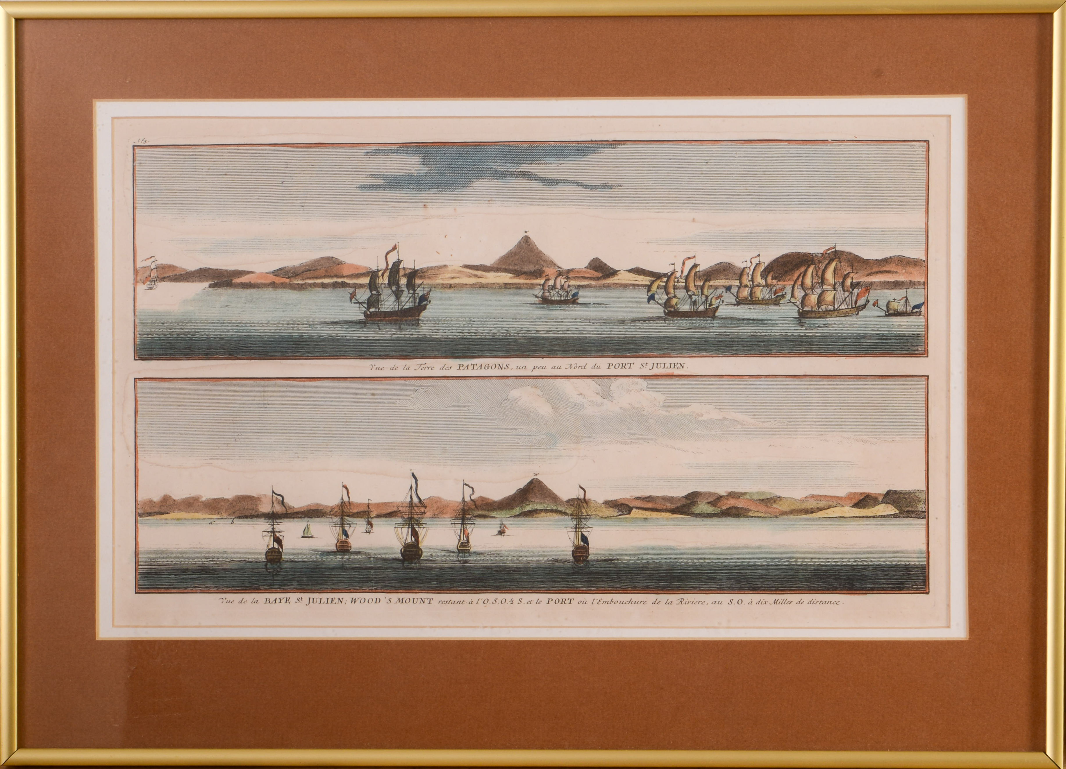 Port St. Julien Navigational Print.