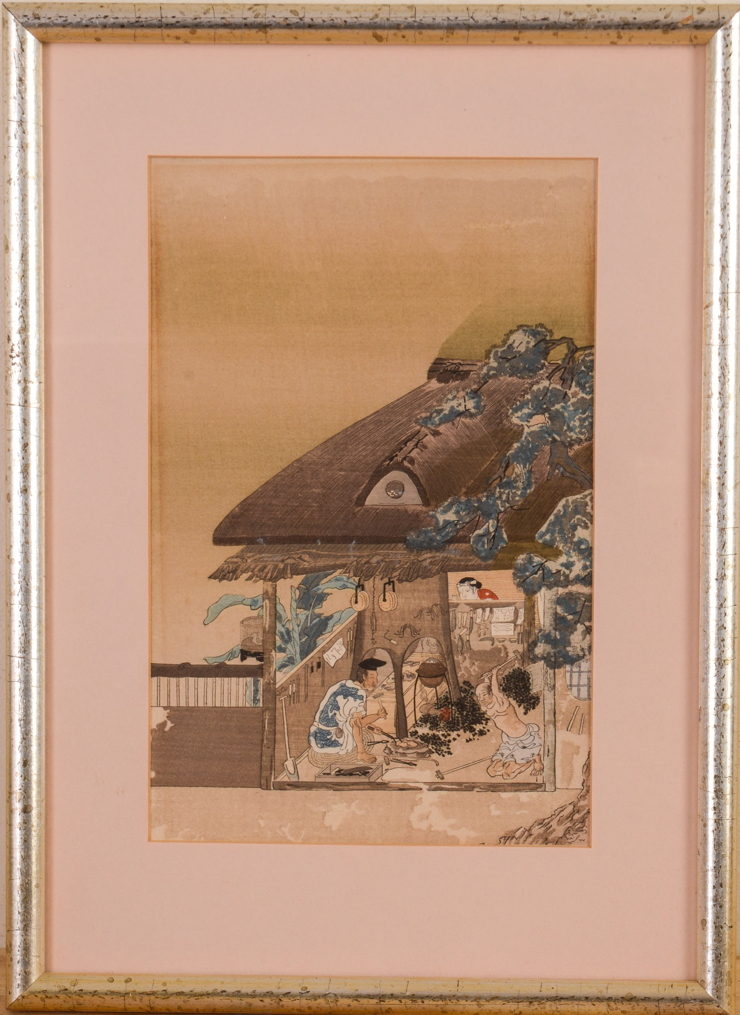 A Blacksmith, After Mitsuoki Tosa.