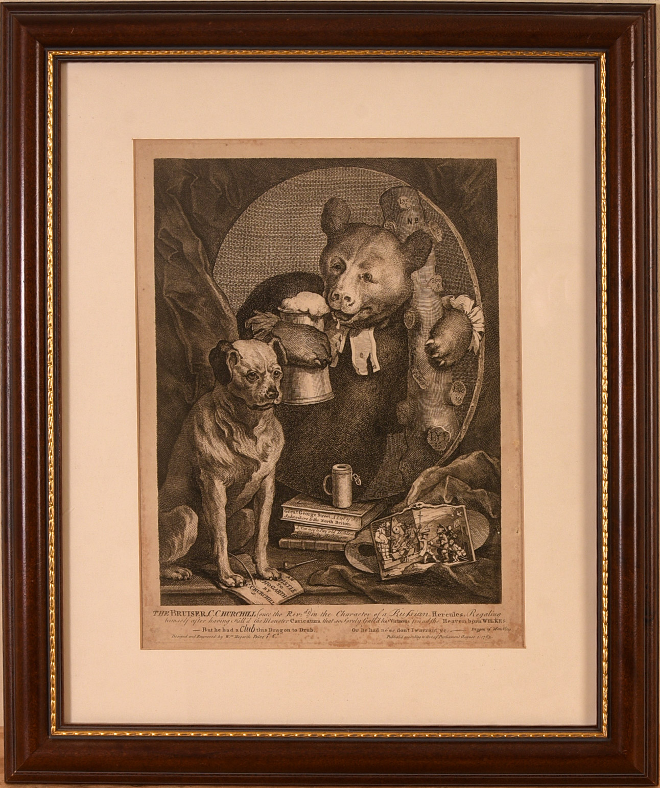 The Bruiser, After William Hogarth.
