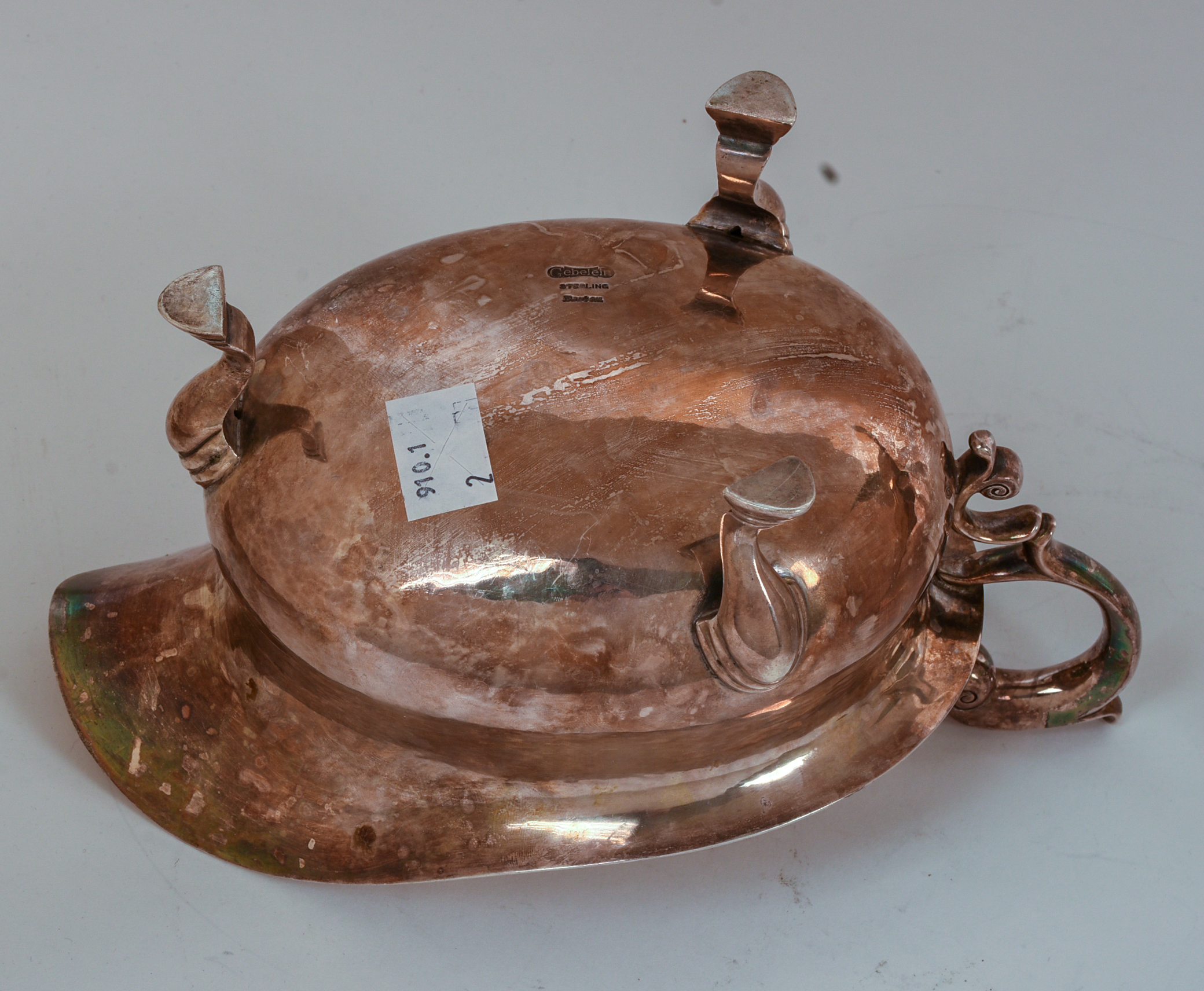 Gebelein Sterling Silver Sauce Boat and Understray.