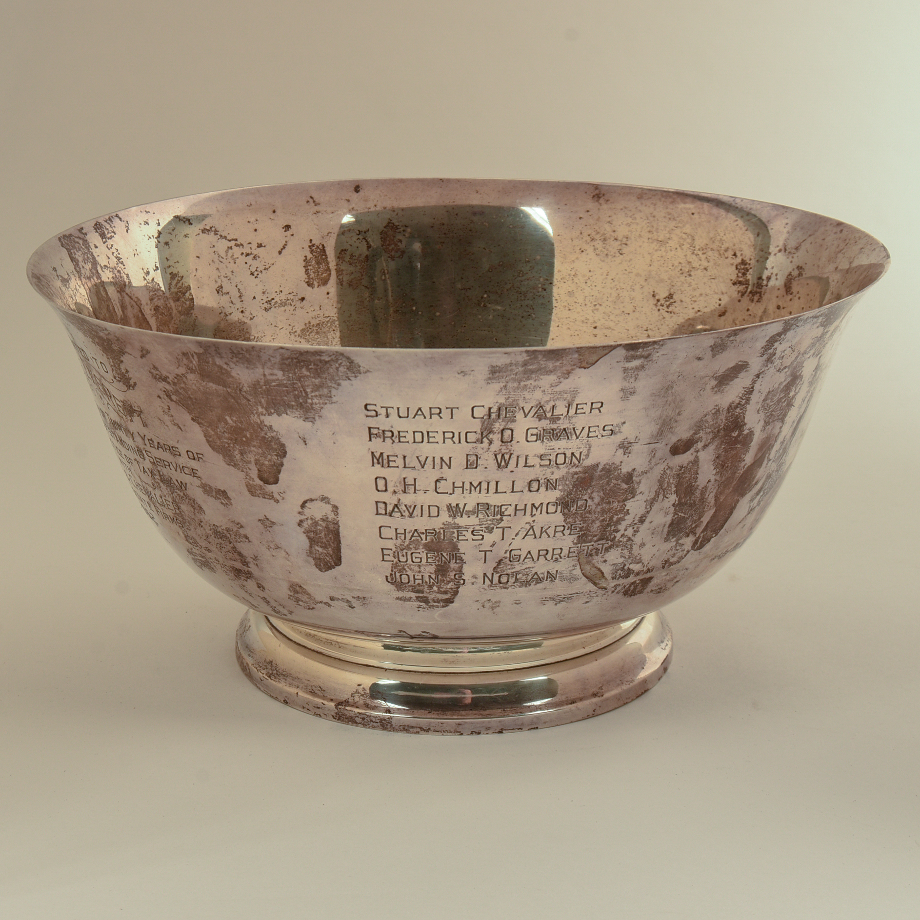 Paul Revere Reproduction Sterling Silver Bowl.