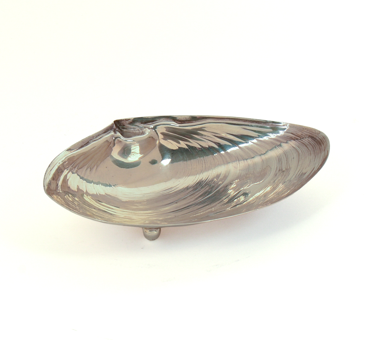 Wallace Sterling Silver Shell Dish.